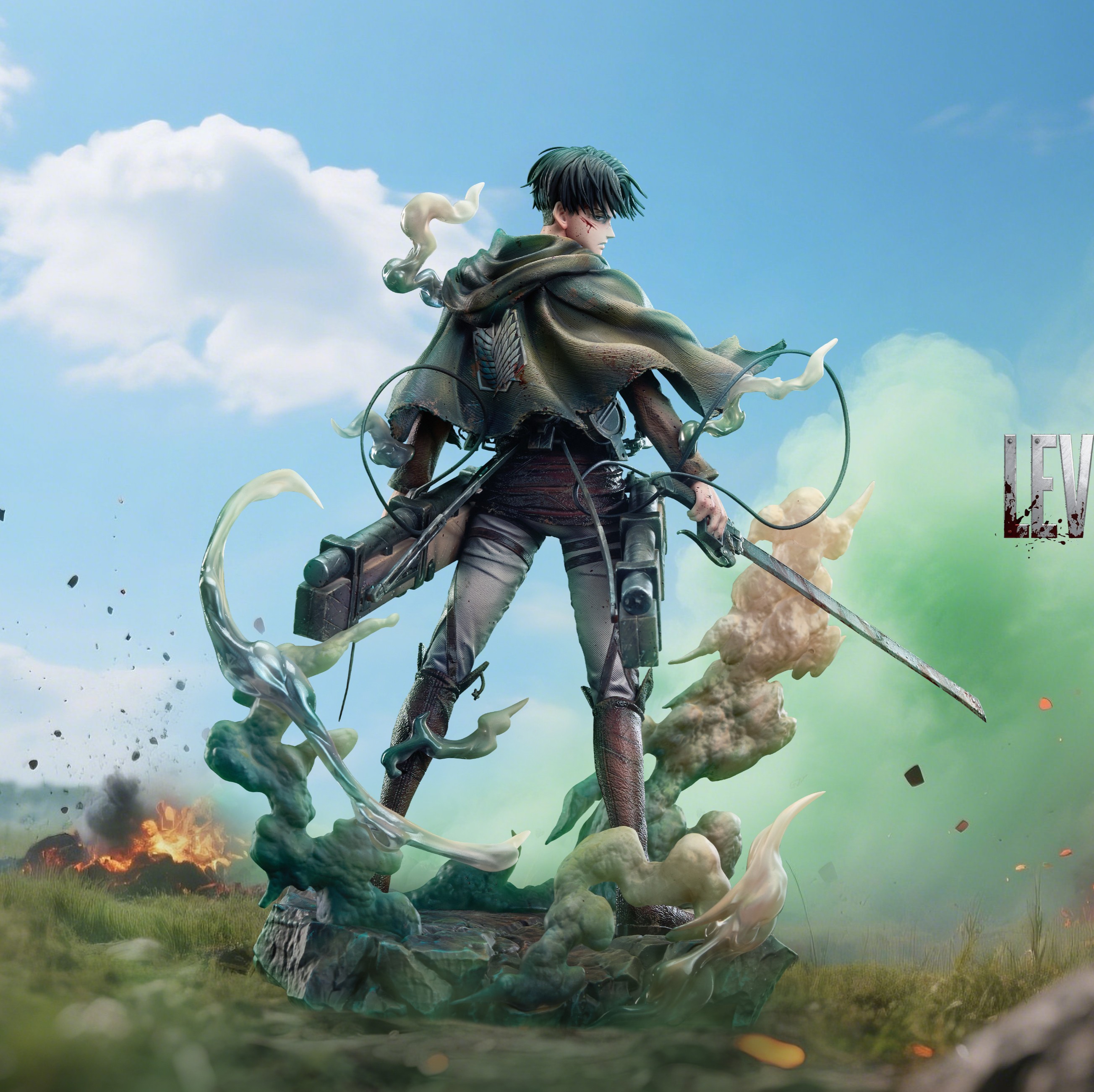 【預購】進擊的巨人 回眸兵長 X 緋紅工作室