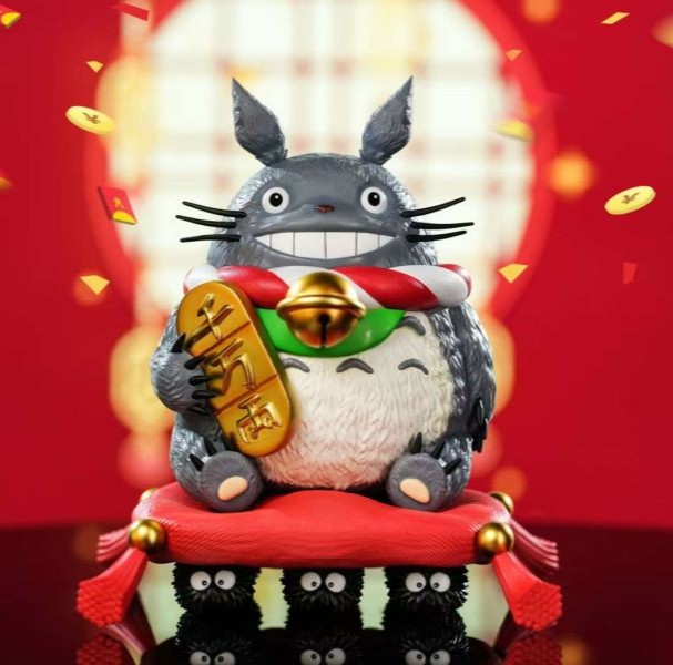 【現貨秒發】宮崎駿 招財系列第一彈 招財龍貓 X Hit Face砸臉