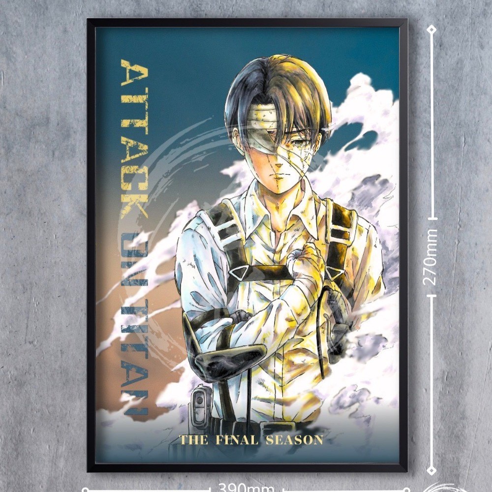 【預購】進擊的巨人《心臓を捧げた結末》裝飾畫 X 3000painring繪製