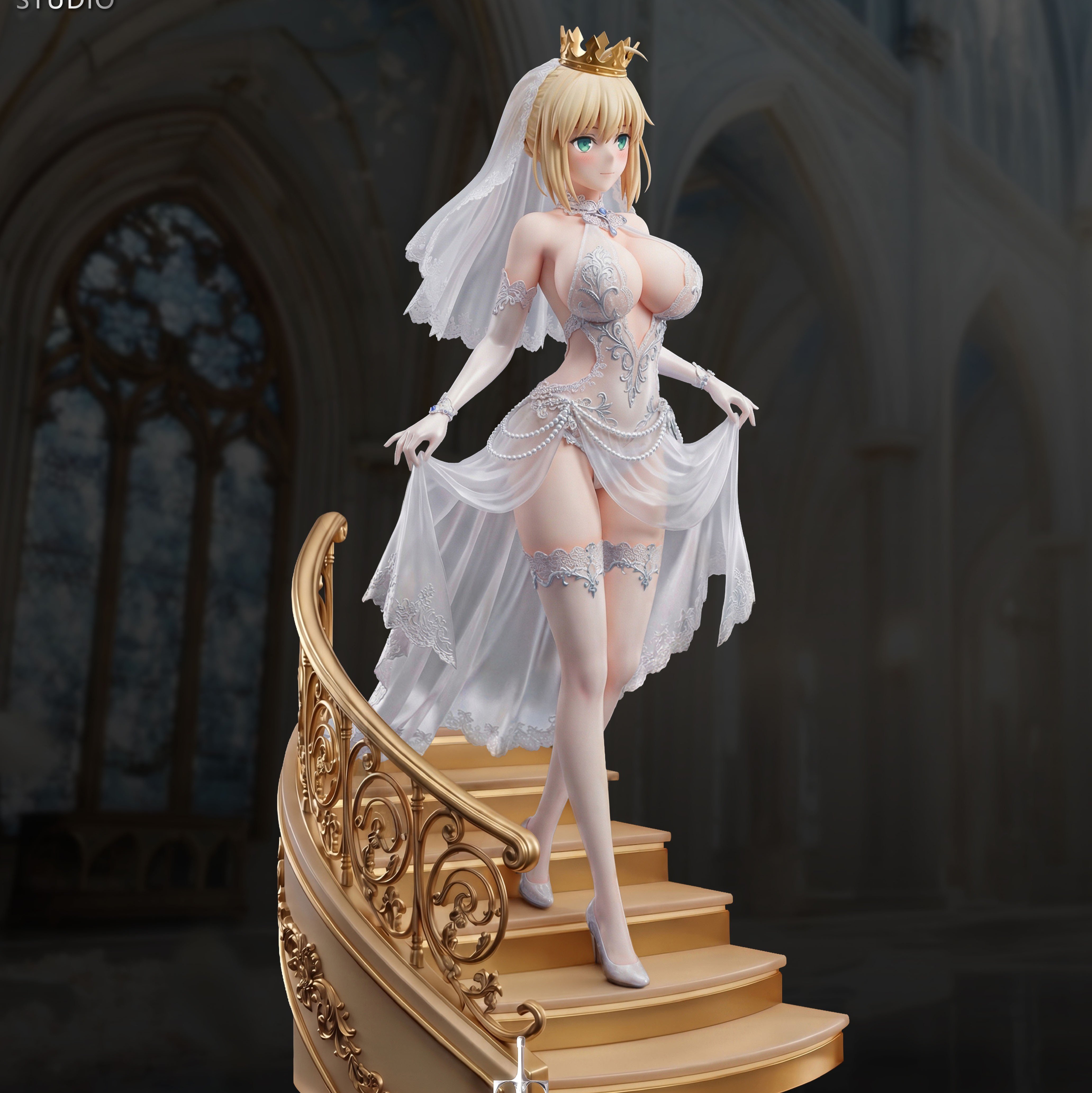 【預購】Fate 花嫁系列 花嫁Saber X EVE-Studio