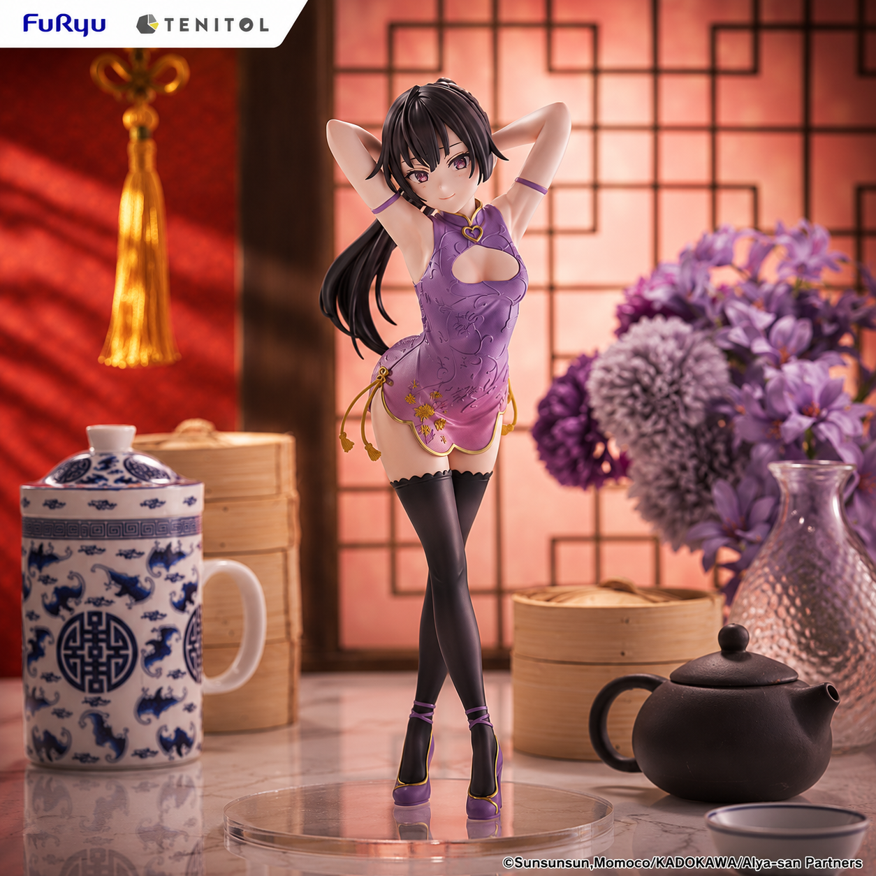 【預購】不時用俄語小聲說真心話的鄰桌艾莉同學 旗袍ver. 周防有希 X TENITOL TALL