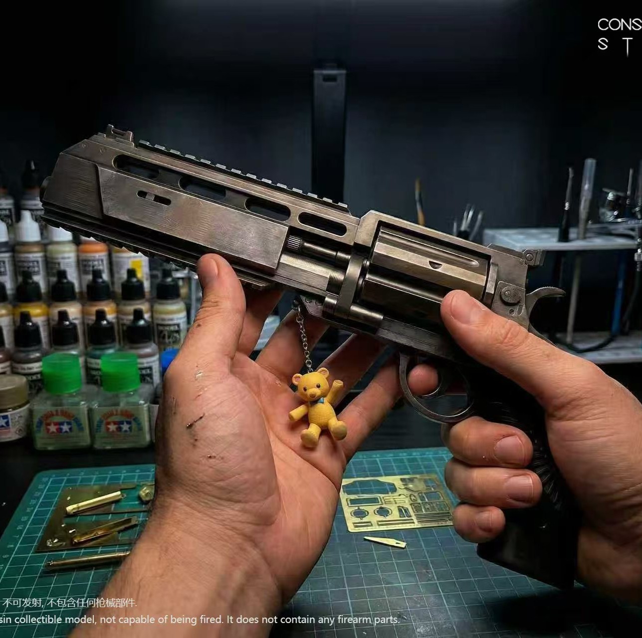 【預購】生化危機9 收藏級仿真樹脂模型 安魂左輪Requiem X CGS恒金