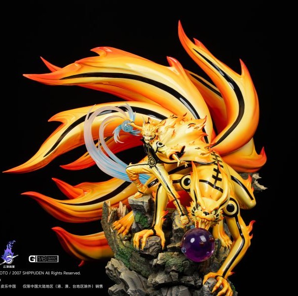 【現貨秒發】火影忍者 九喇嘛鏈接模式 漩渦鳴人 X 皮樂中國+雲頂摘星 正版授權