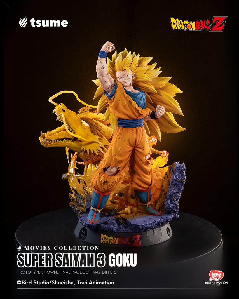 【售罄展示追加請私訊客服@toystationtw】七龍珠 Super Saiyan 3 Goku - Movies Collection 超級賽亞人3 悟空 X Tsume 正版授權