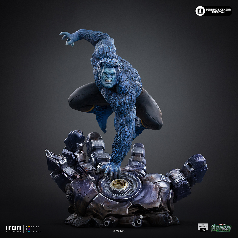 【售罄展示追加請私訊客服@toystationtw】Marvel漫威 野獸 MARCAS144326-10 X Iron-Studio