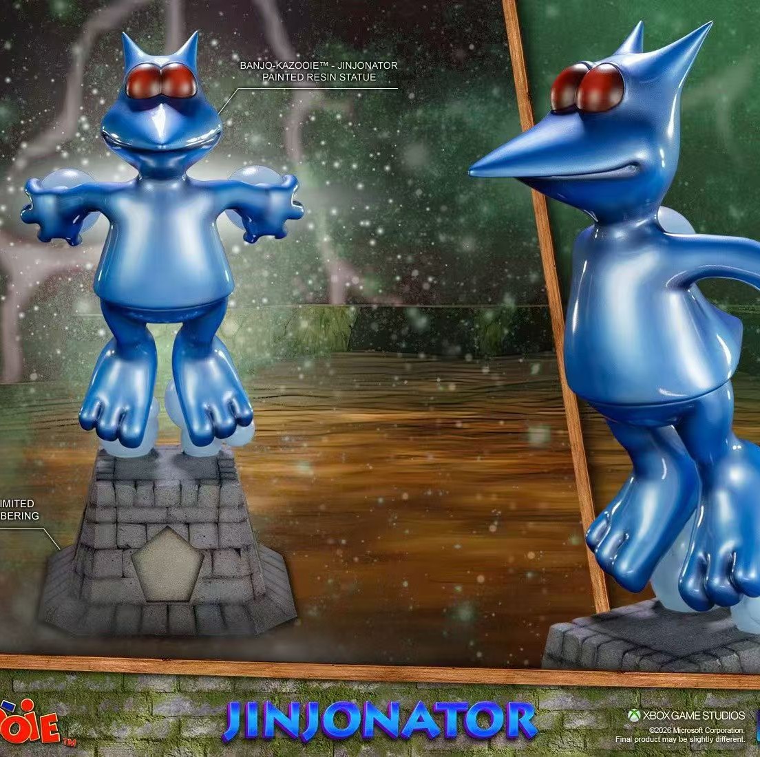 【售罄展示追加請私訊客服@toystationtw】班卓熊大冒險 Jinjonator金喬雕像 X First 4 Figures