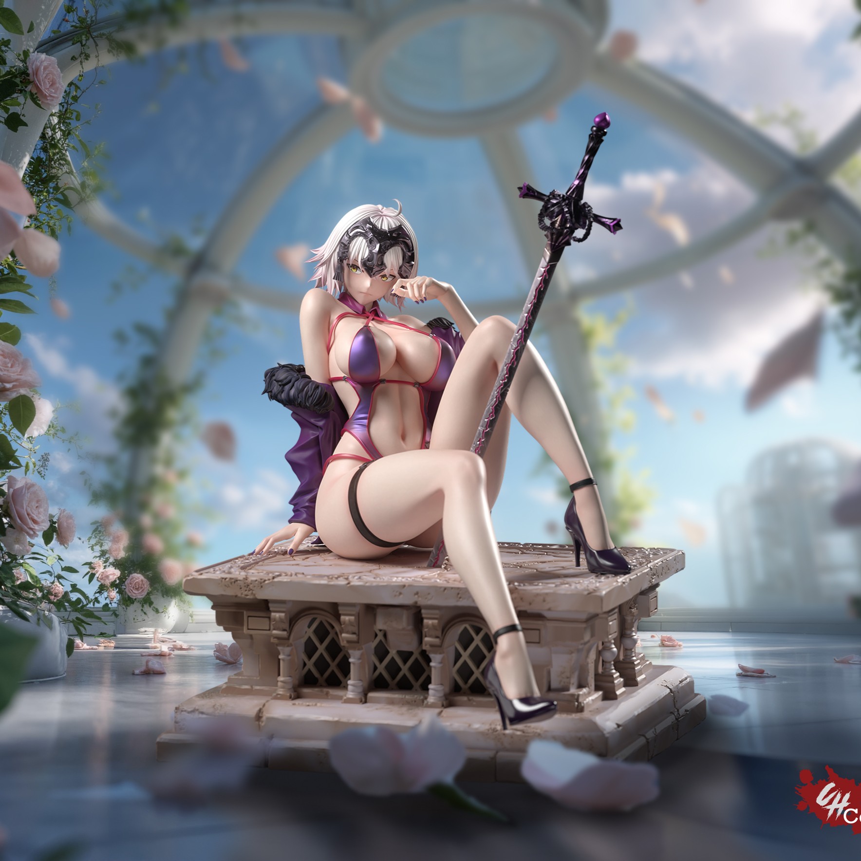 【售罄展示追加請私訊客服@toystationtw】Fate 泳裝貞德 X Comic Hero漫英