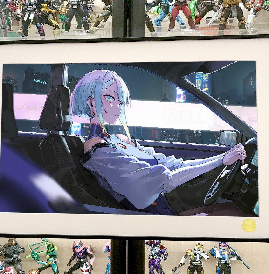 【預購】電馭叛客邊緣行者《車手露西》動漫裝飾畫 X 星空工作室