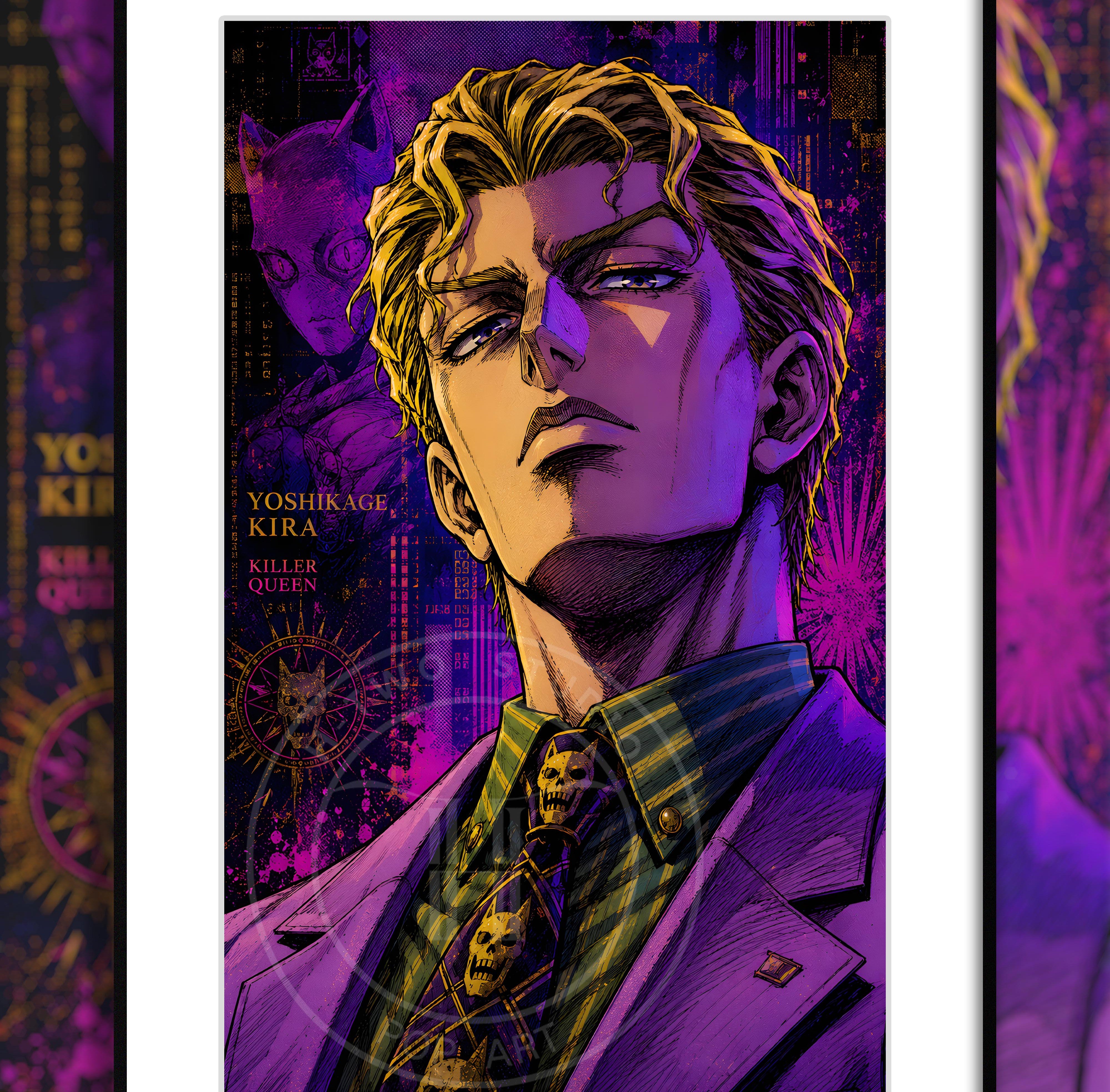 【預購】JoJo的奇妙冒險《JOJO吉良吉影》動漫裝飾畫 X H2工作室