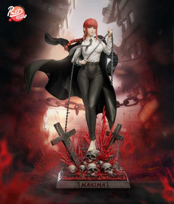 【代購】鏈鋸人 女雕系列第三彈 支配惡魔的溫柔假面 瑪奇瑪 X Red-Studio