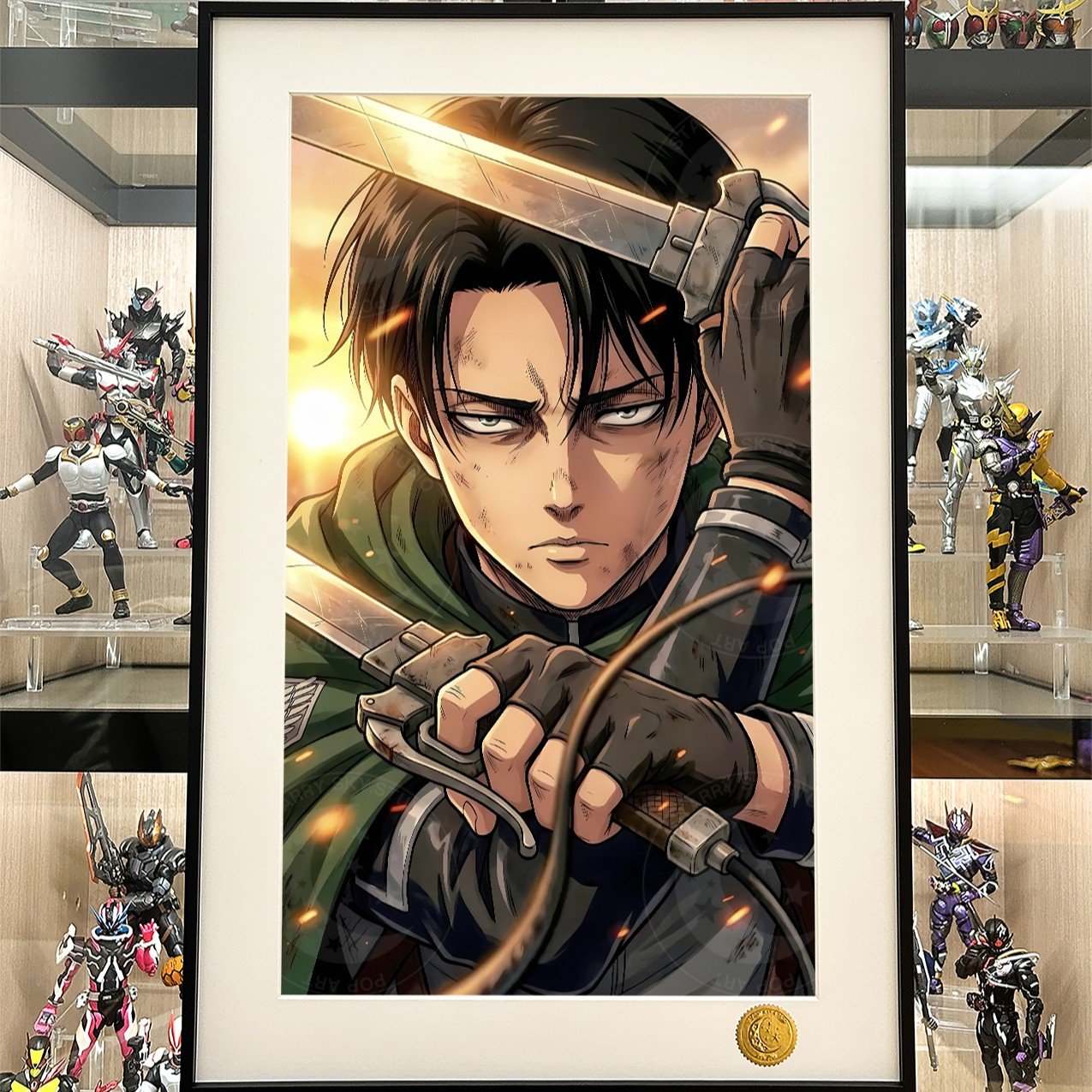 【預購】進擊的巨人《火光兵長》裝飾畫 X 星空工作室