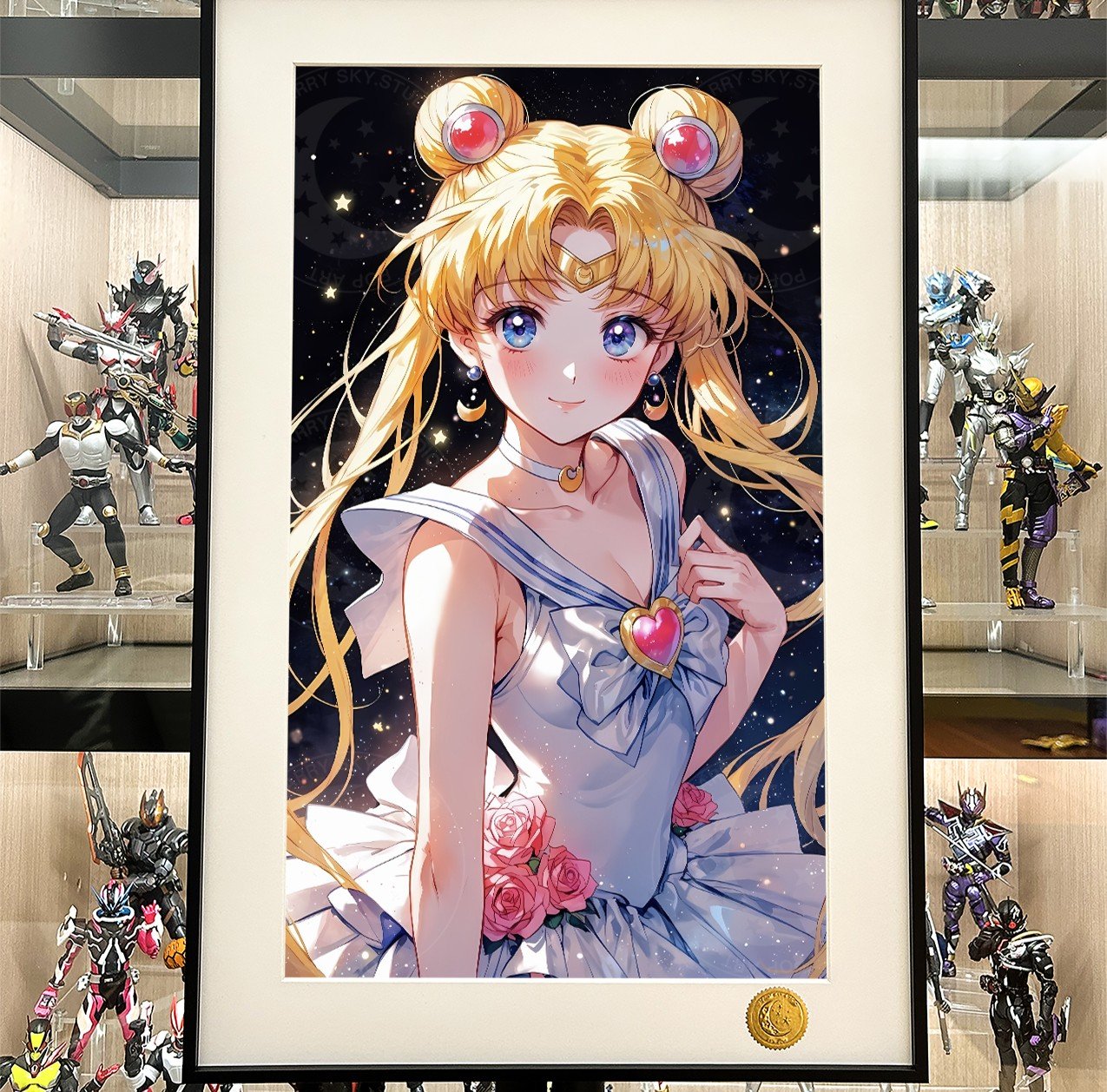 【預購】美少女戰士《玫瑰水兵月》動漫裝飾畫 X 星空工作室