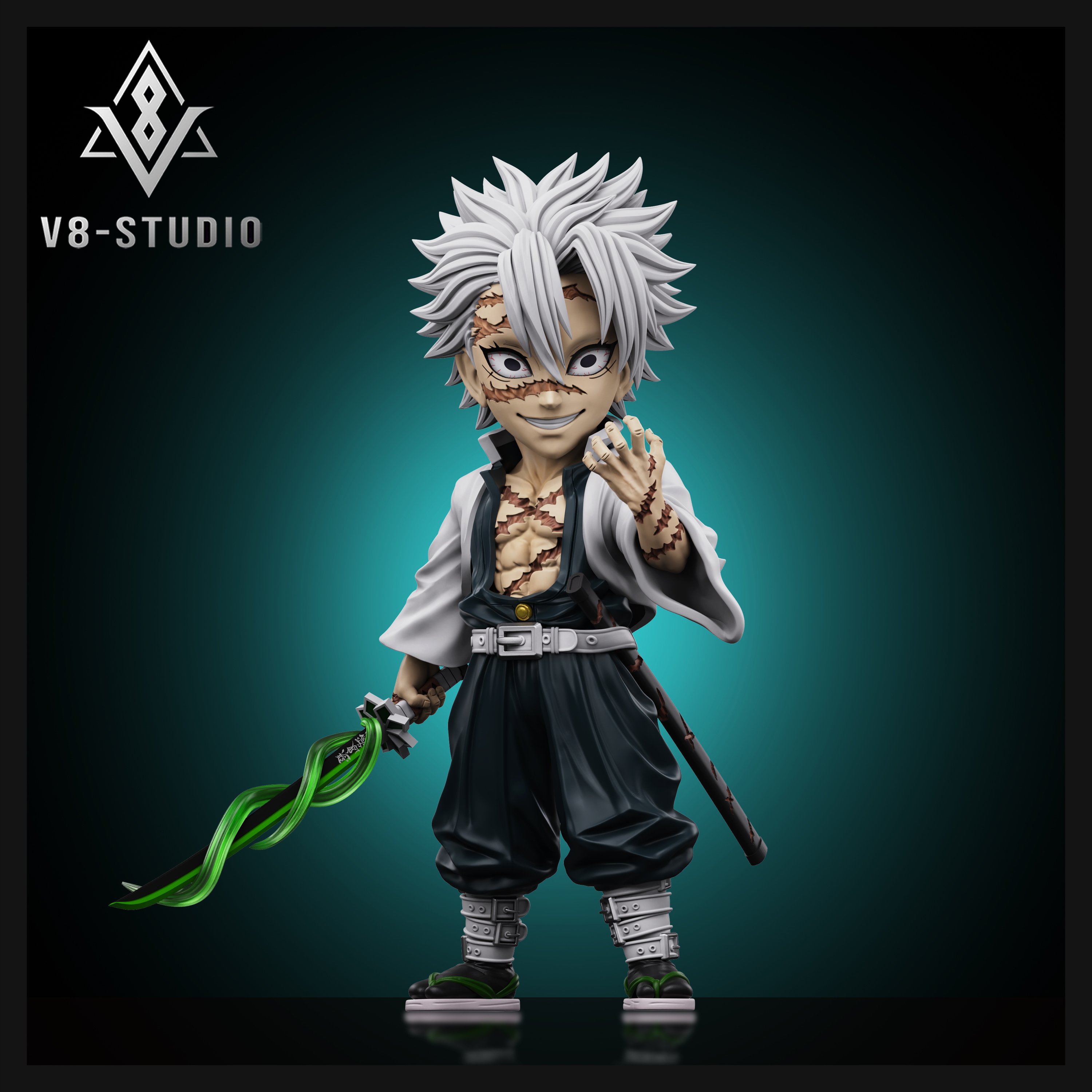 【預購】鬼滅之刃 柱人物系列第五彈 - 不死川實彌 X V8-Studio