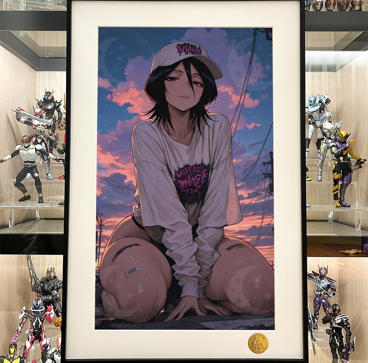 【預購】死神《跪姿露琪亞》裝飾畫 X 星空工作室