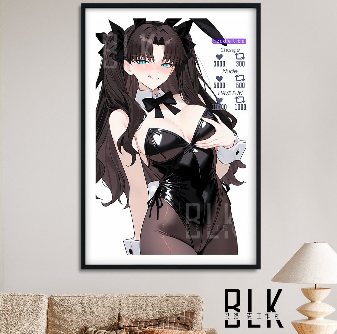 【預購】Fate/stay《數值遠阪凜》動漫裝飾畫&冰箱貼 X 巴洛克工作室