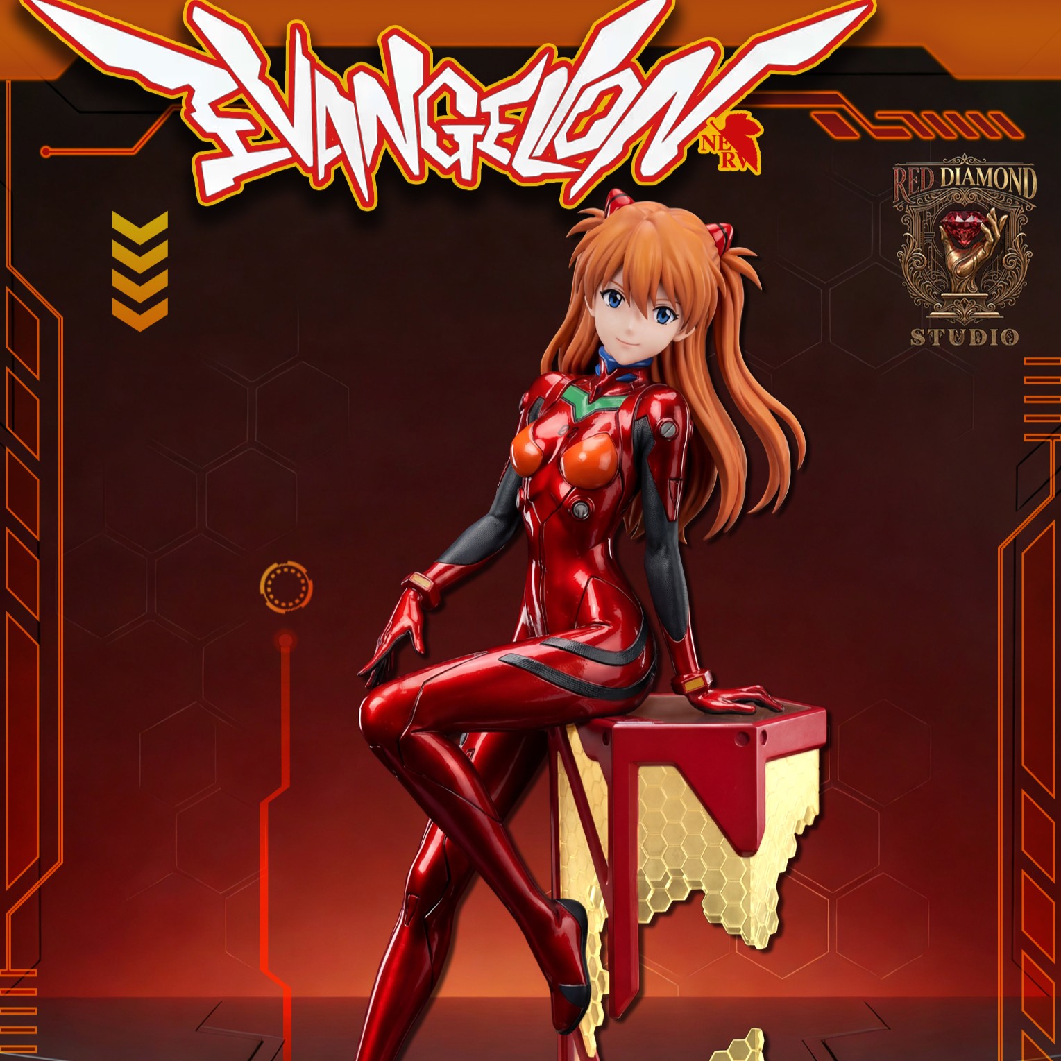 【預購】Eva新世紀福音戰士 明日香 X RED DIAMOND