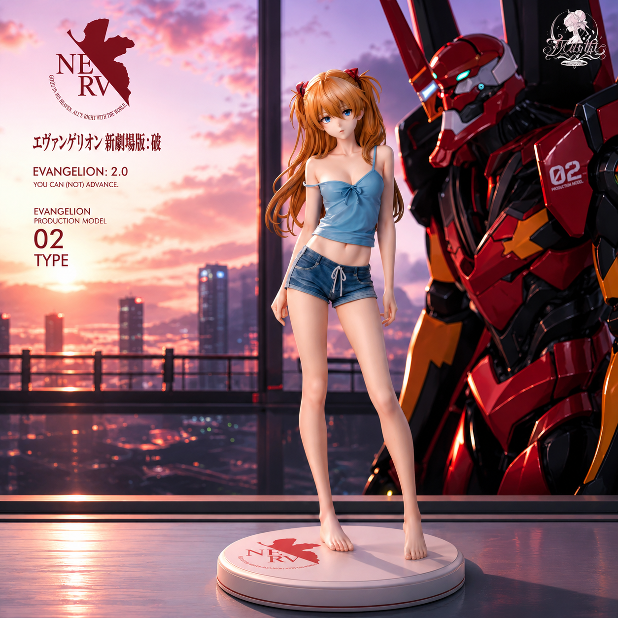 【預購】Eva新世紀福音戰士 明日香·都市私服 X 灰姑娘工作室