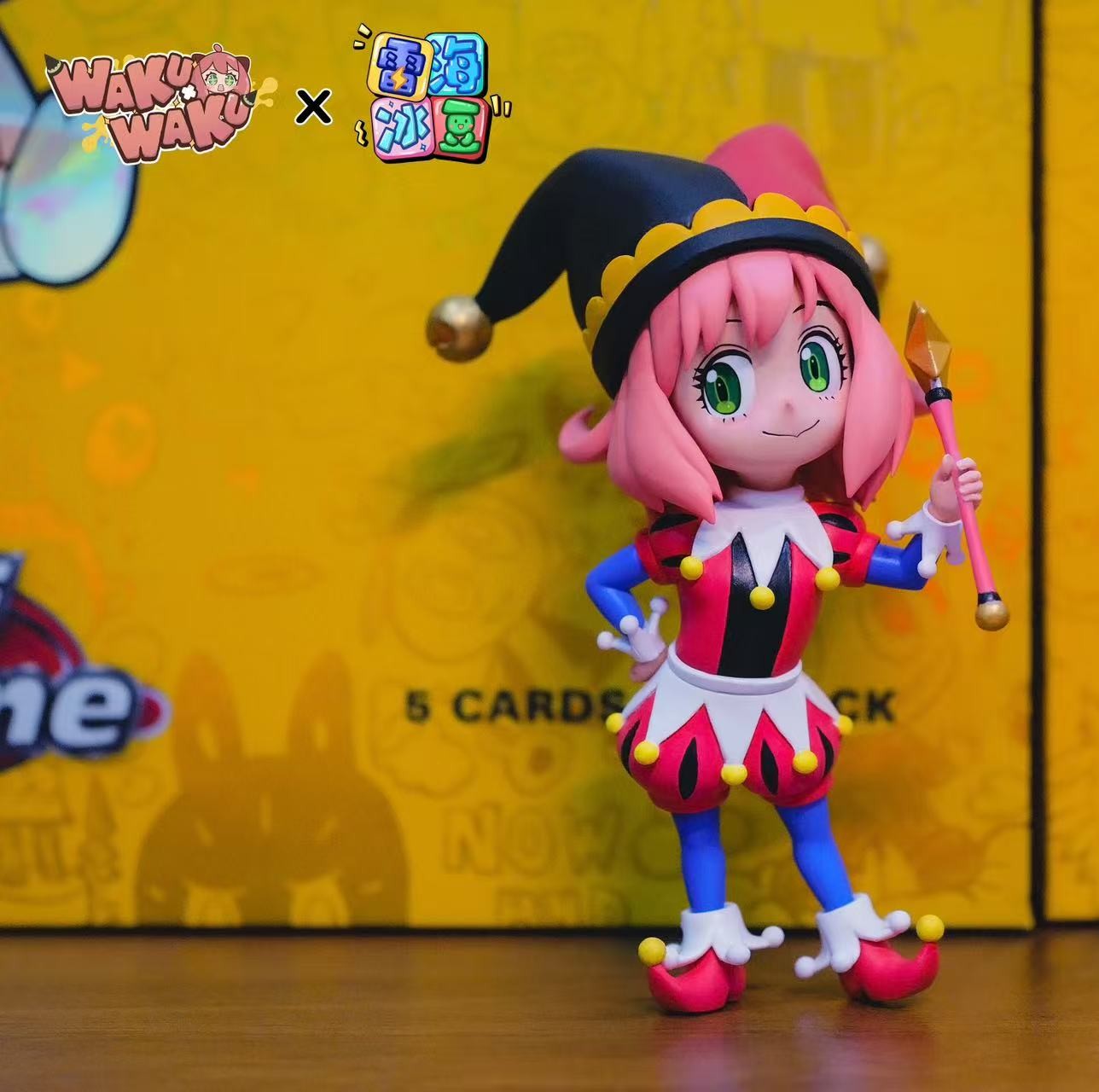 【售罄展示追加請私訊客服@toystationtw】間諜家家酒 系列001 小丑安妮亞 X wakuwaku+雷海冰豆