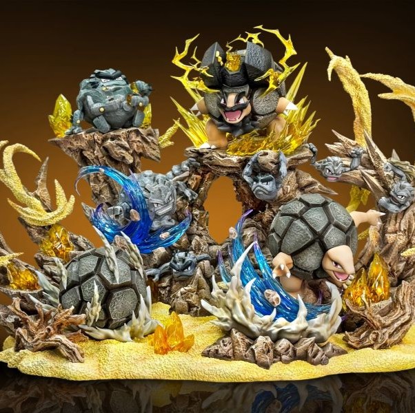 【售罄展示追加請私訊客服@toystationtw】寶可夢 隆隆岩家族進化集合 X PPAP