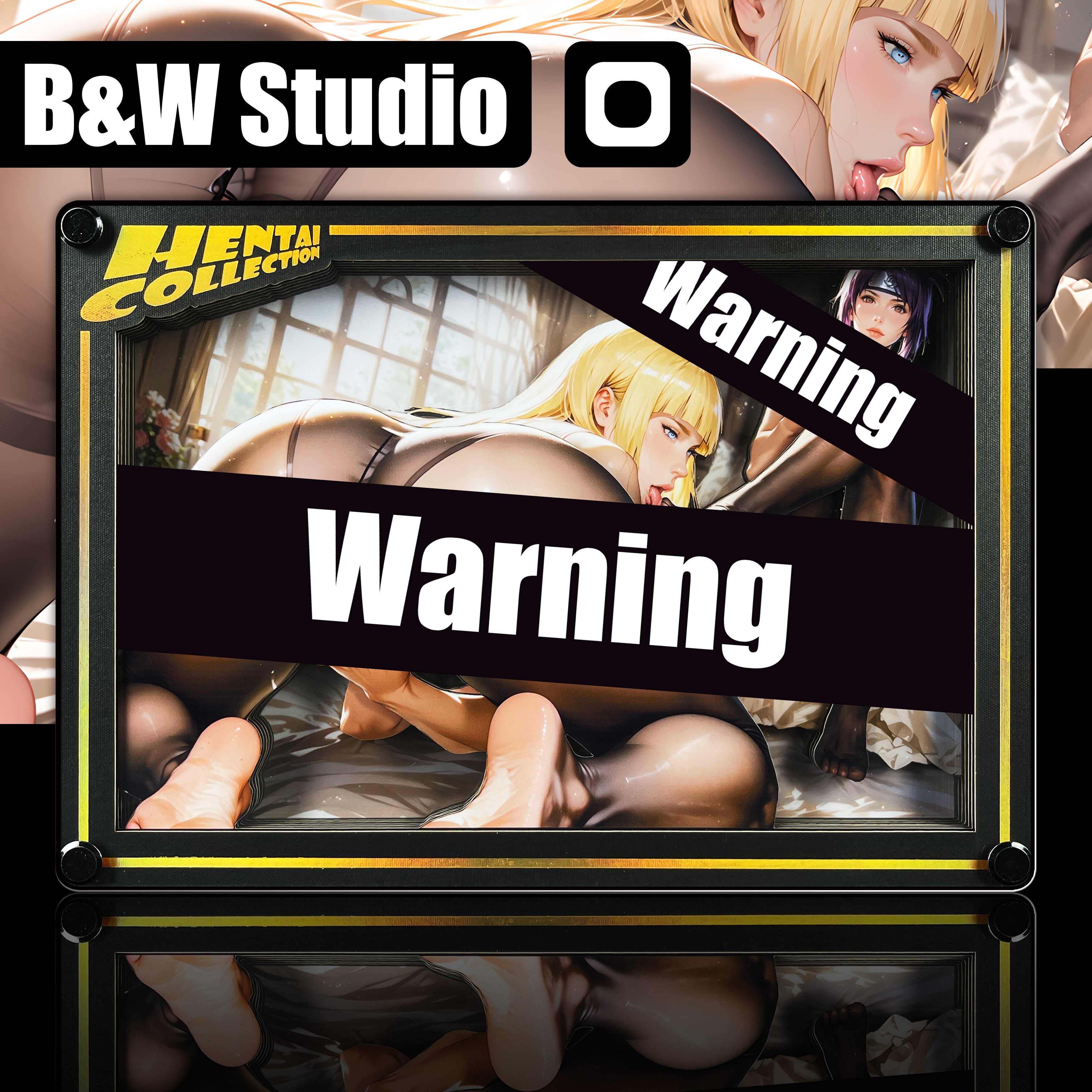 【預購】Ben的妄想世界系列 桌面裝飾卡磚第四十一彈 HCCBC-041 薩姆依&紅豆 X B&W