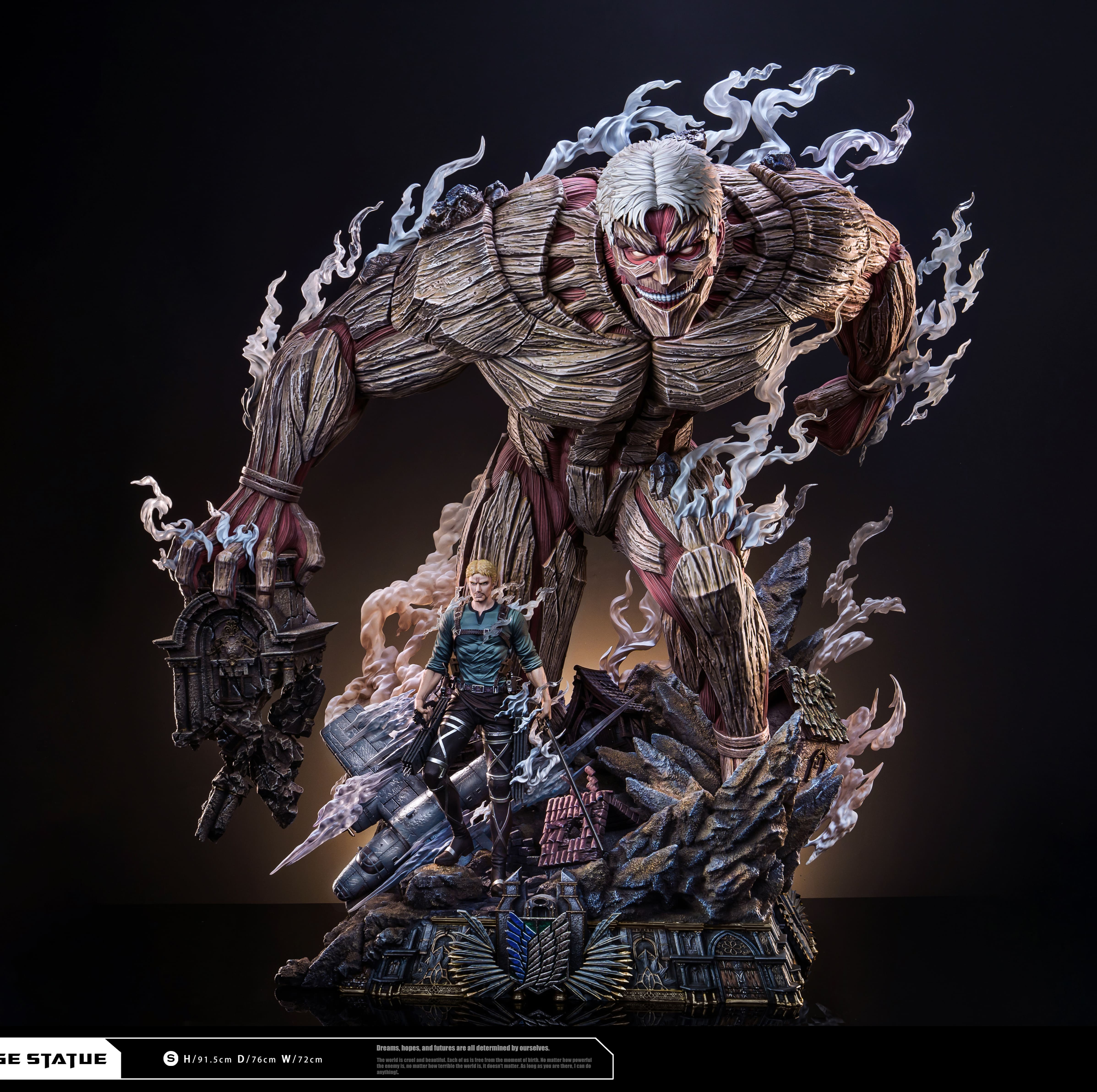 【售罄展示追加請私訊客服@toystationtw】進擊的巨人 九大巨人共鳴系列 鎧甲巨人-萊納 X Hertz-Studio