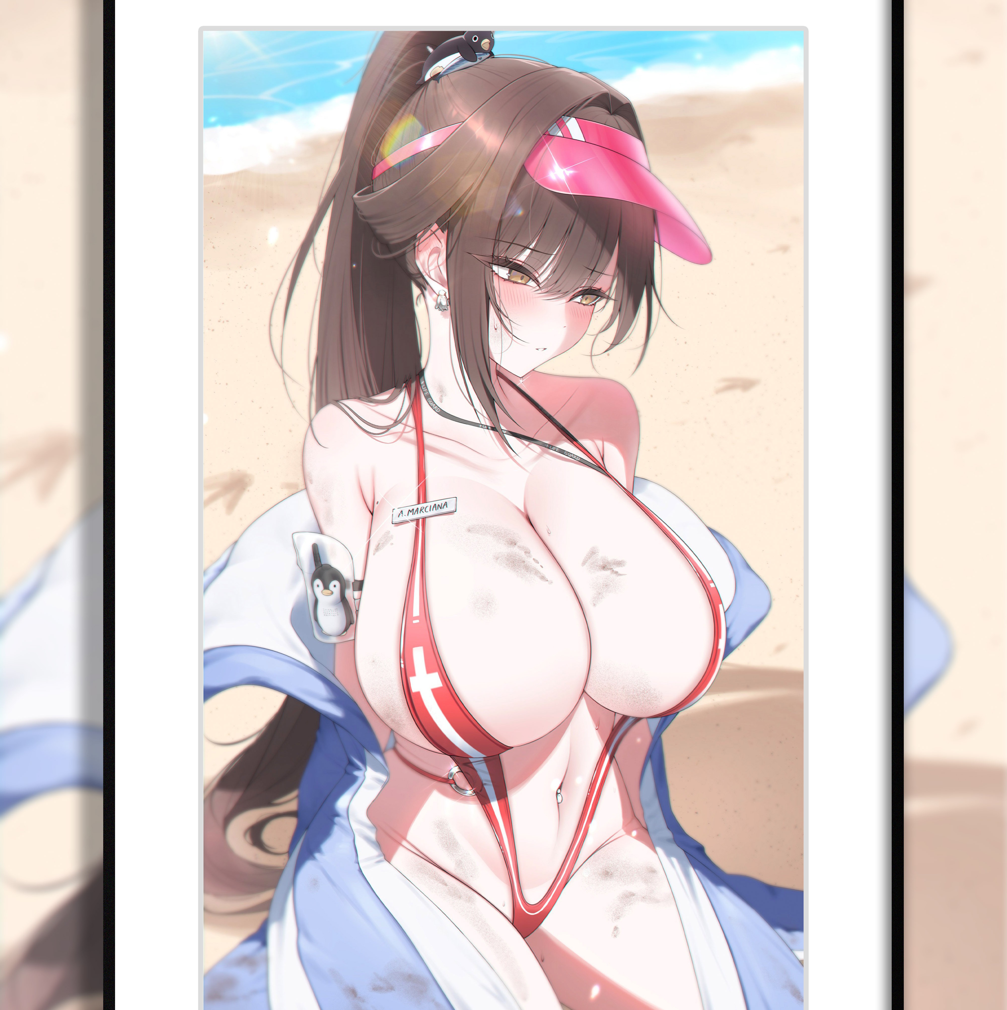 【預購】NIKKE勝利女神《泳裝瑪律恰那》動漫二次元裝飾畫 X H2工作室