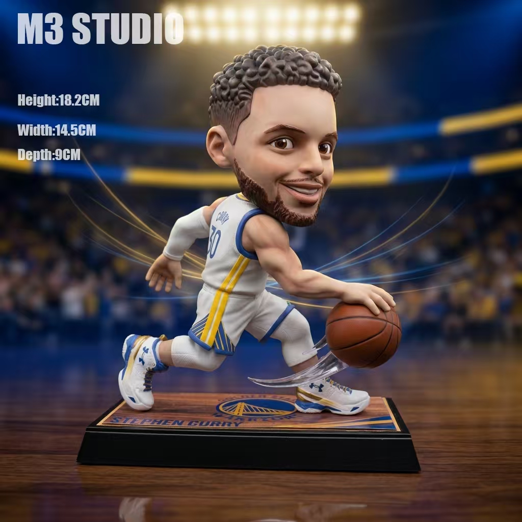 【預購】NBA 庫裏 突破運球 潮玩 Q版 GK 模型 手辦 擺件 X M3 工作室 