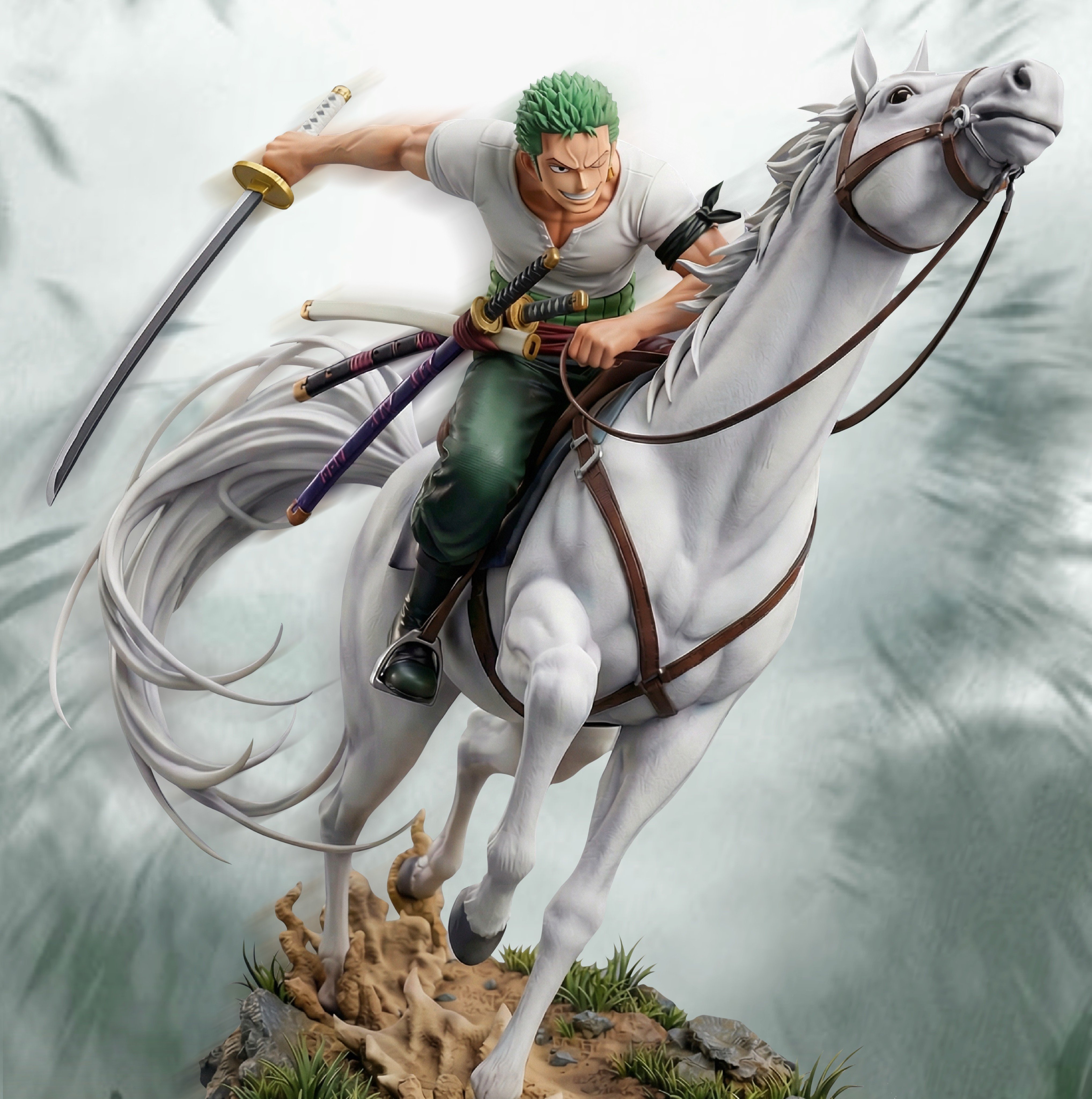 【預購】海賊王 雙版本  索隆策白馬 X BOND-Studio