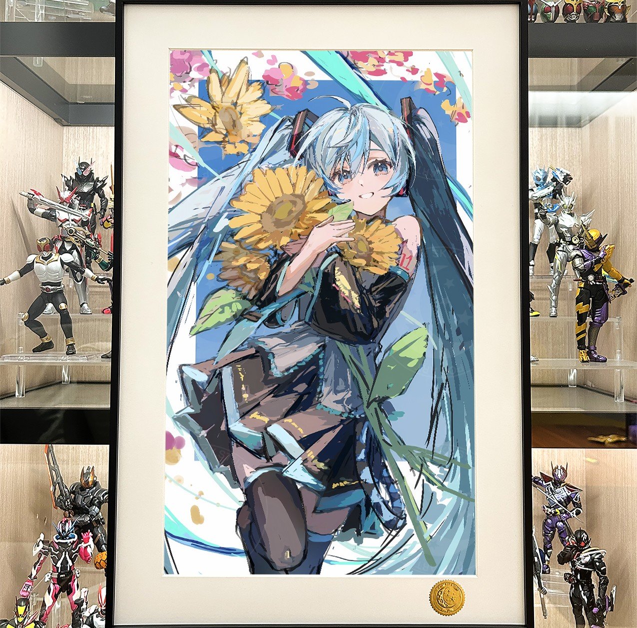 【預購】初音未來《向日葵初音》遊戲動漫裝飾畫 X 星空工作室