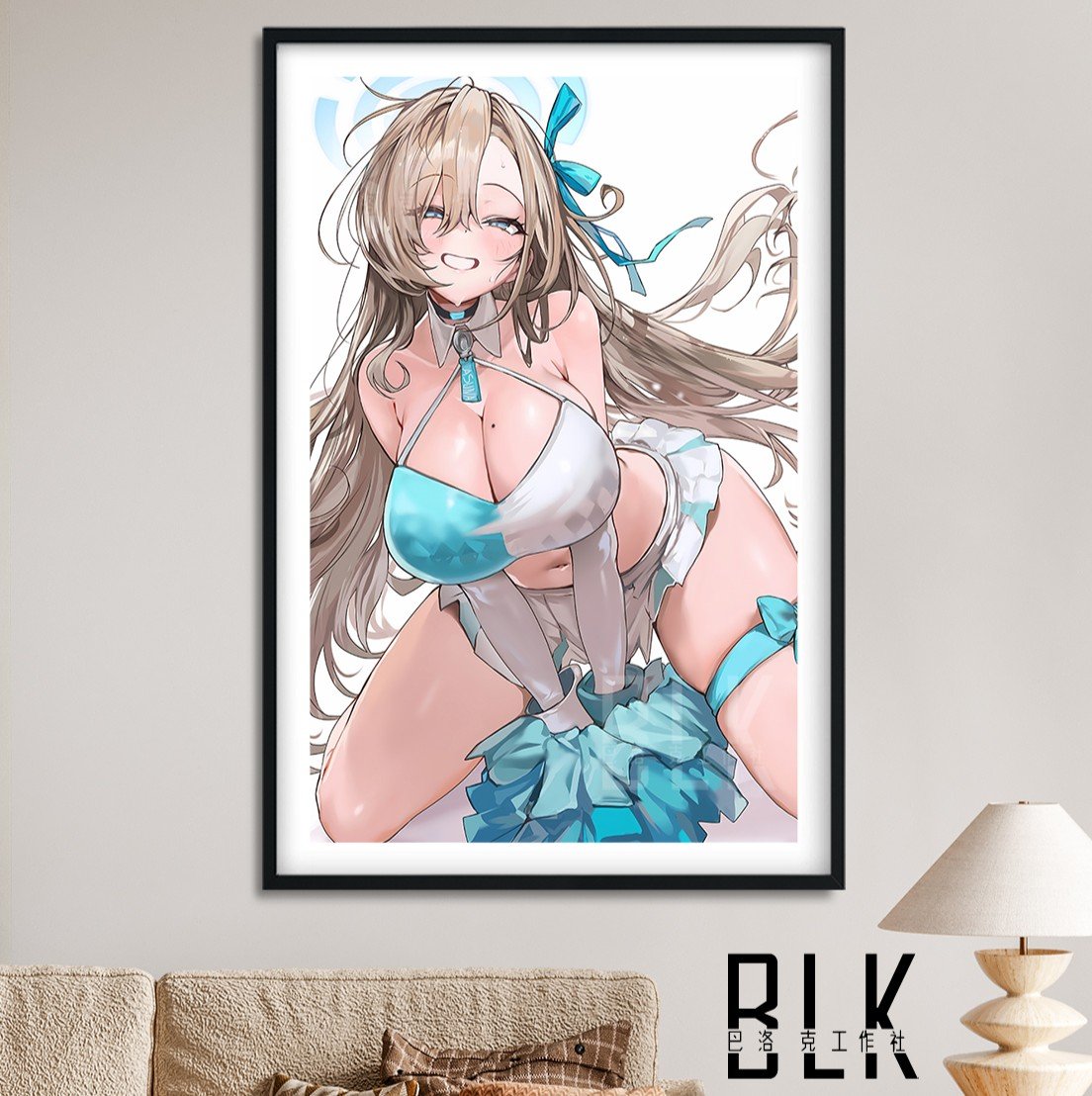 【預購】蔚藍檔案《啦啦隊明日奈》動漫裝飾畫&冰箱貼 X 巴洛克工作室