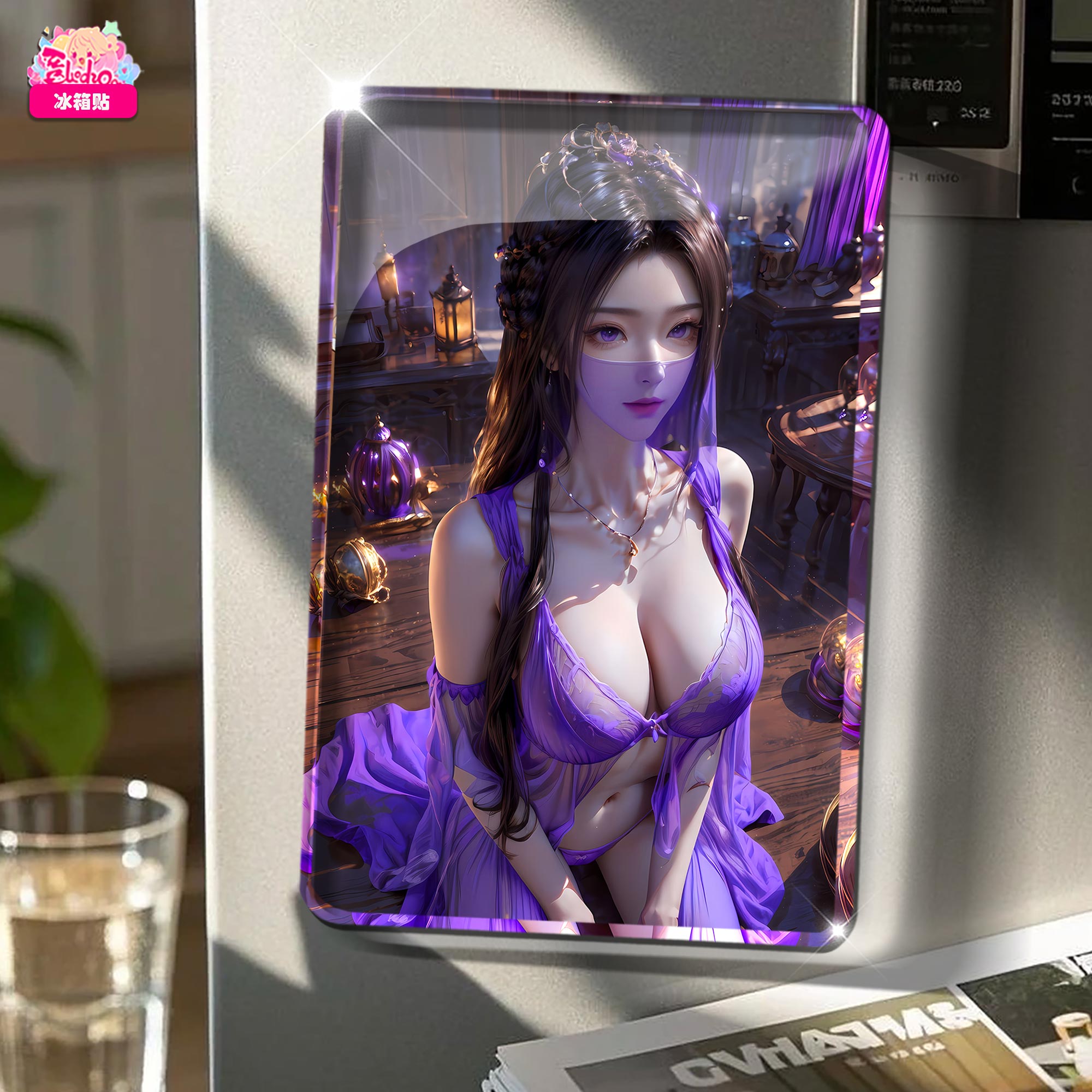 【預購】國色天香 紫靈復古款 X 阿喵畫社