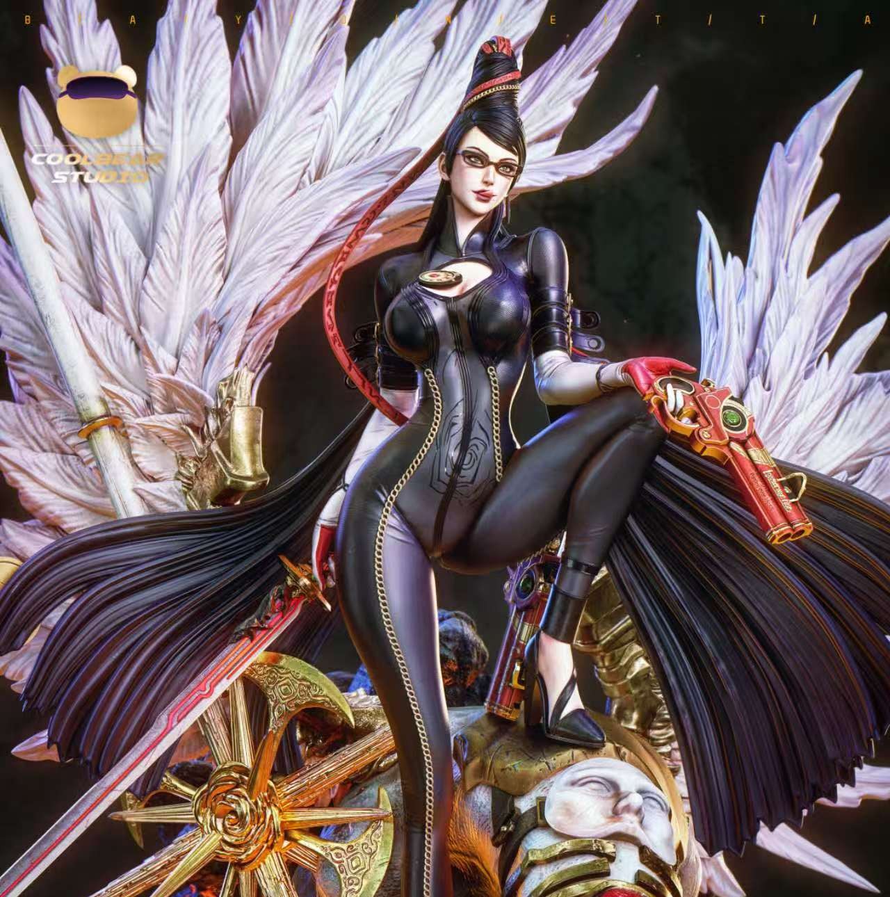 【預購】蓓優妮塔 格鬥家系列二 暗影魔女Bayonetta-蓓姐 X coolbear酷熊