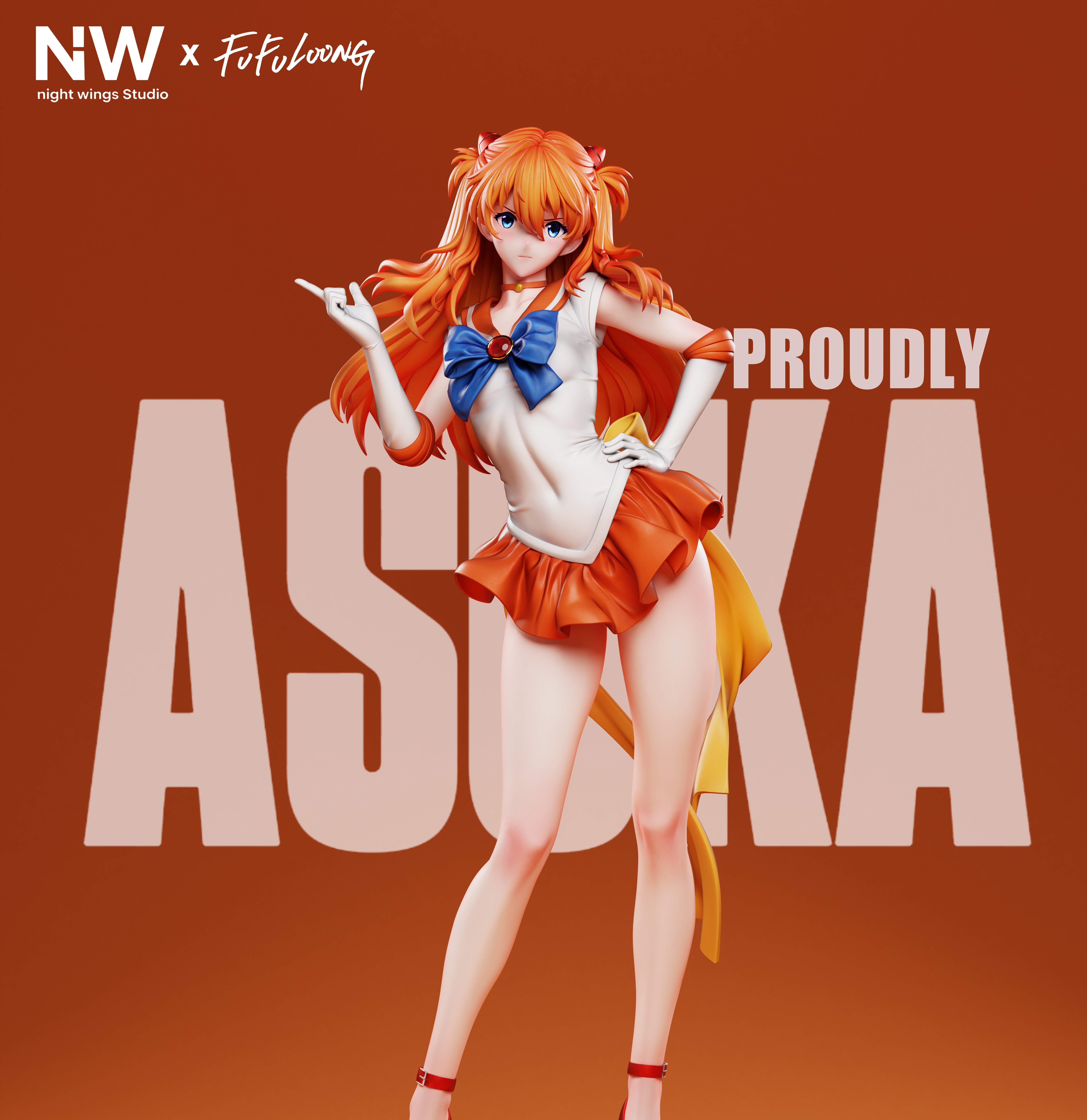 【預購】Eva新世紀福音戰士 雙比例 明日少女戰士 X Night Wing