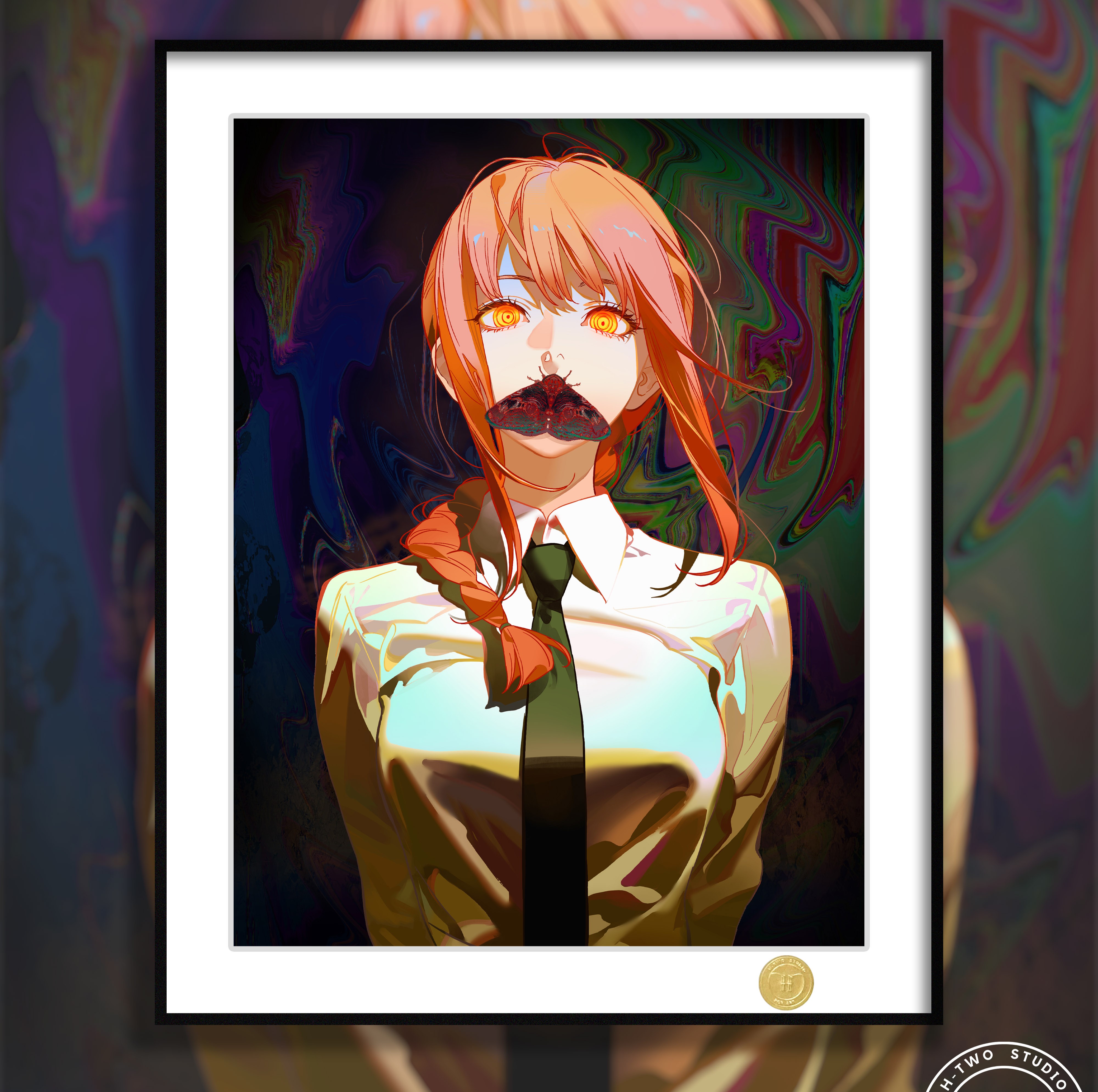 【預購】鏈鋸人《支配惡魔》動漫裝飾畫 X H2工作室