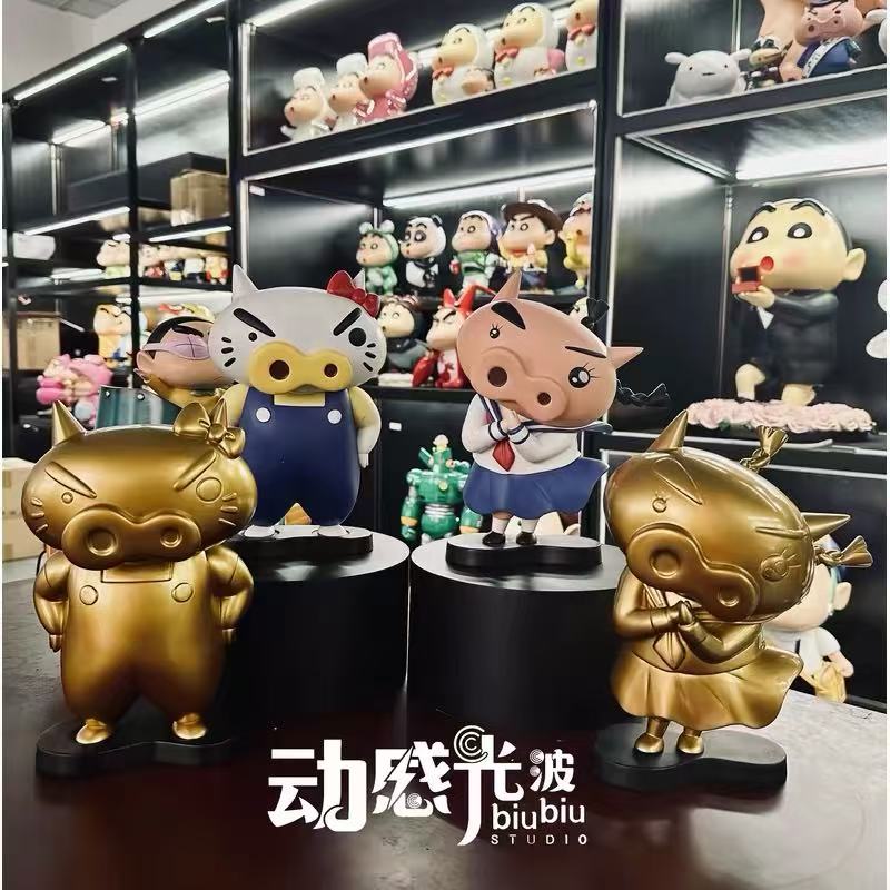 【預購】蠟筆小新 凱蒂左衛門&JK左衛門&舞女左衛門 X 動感光波工作室