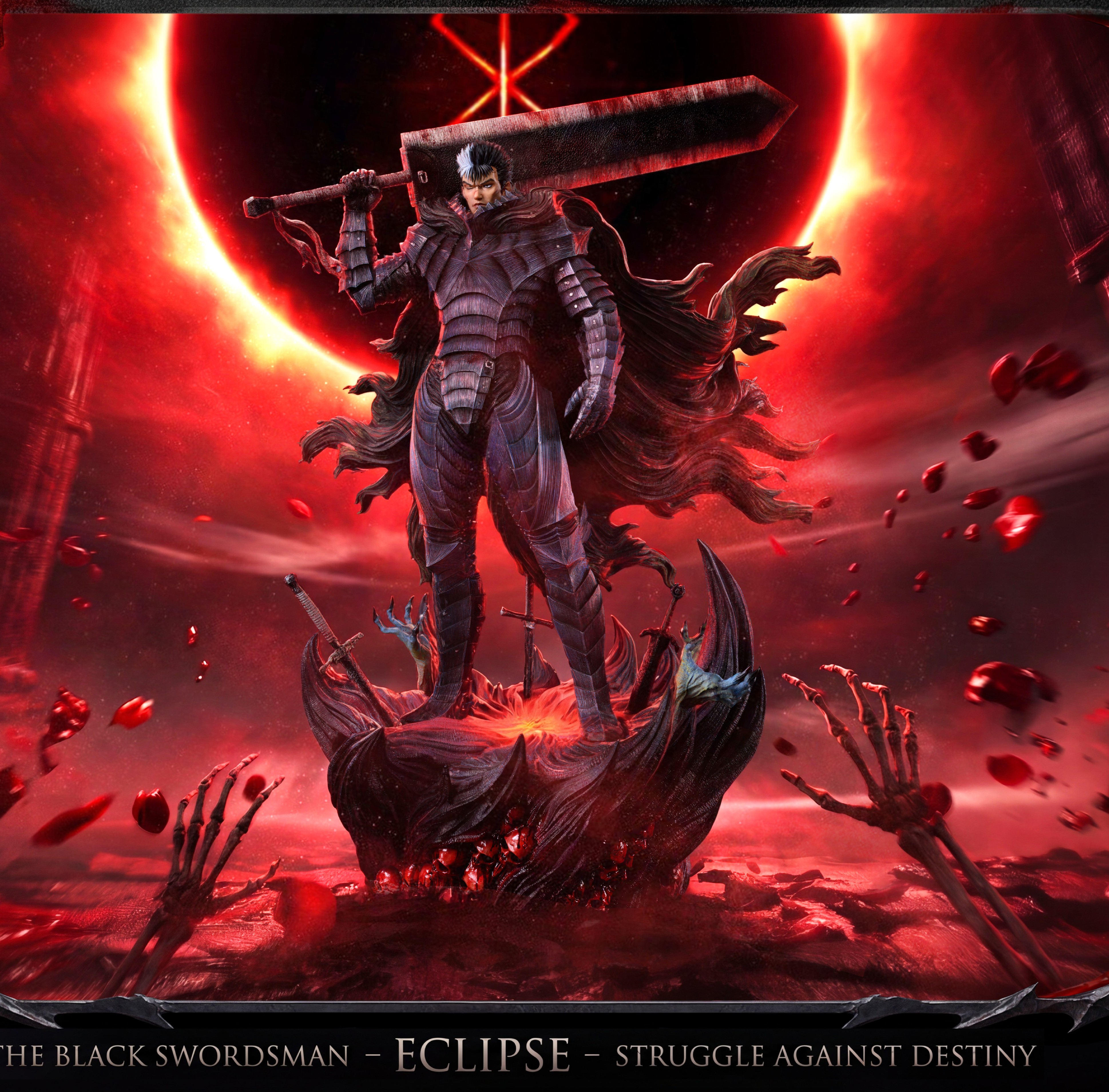 【預購】劍風傳奇 雙比例 狂戰士格斯 X BLACK工作室