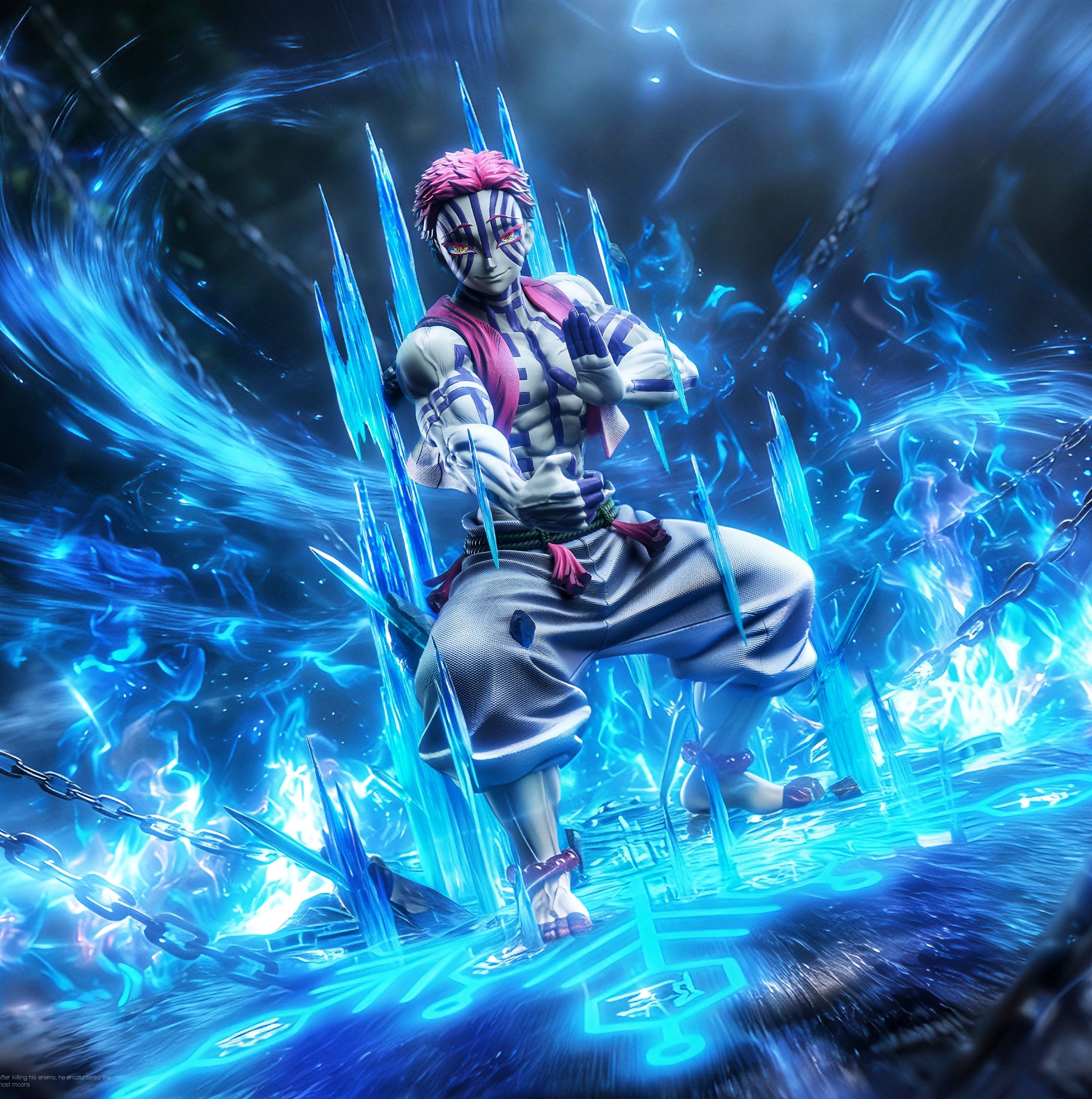 【預購】鬼滅之刃 共鳴系列 雙比例 上弦三 猗窩座 X Zayico工作室