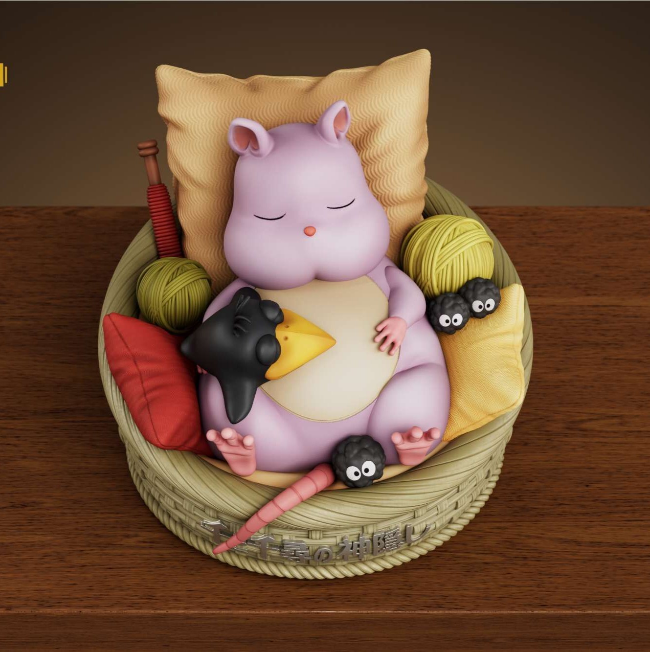 【預購】宮崎駿 籃子坊寶寶 X MAR模玩