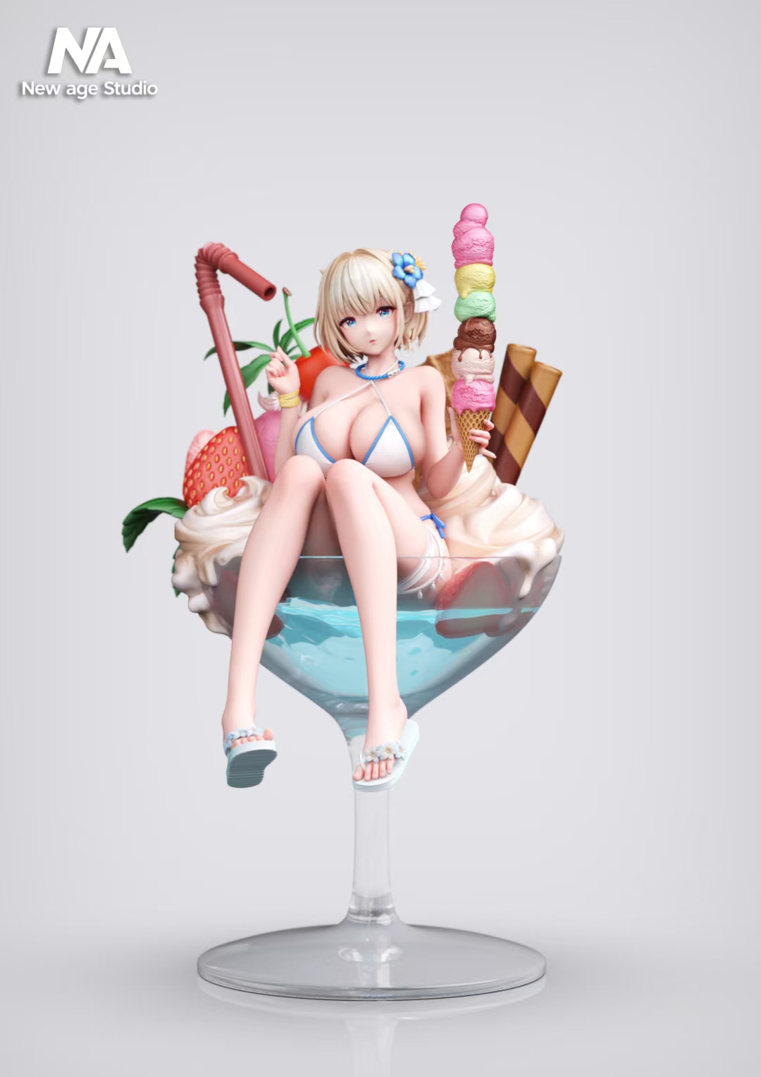 【售罄展示追加請私訊客服@toystationtw】藏品檔案  悠絲緹亞 雪糕杯Ver. X New Age Studio