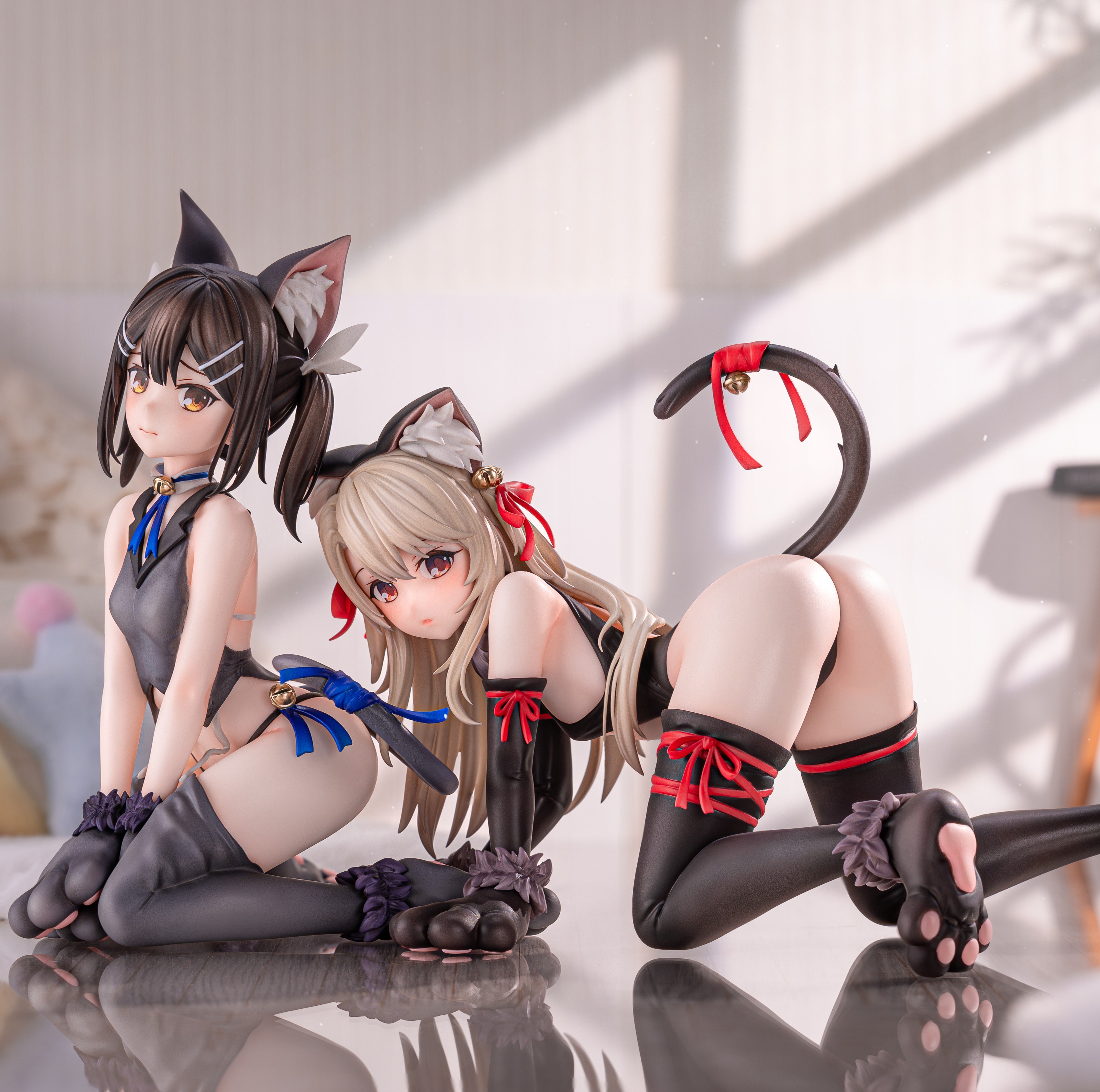 【預購】Fate/kaleid liner 魔法少女 塗裝完成品 喵喵喵-伊莉雅&美遊 X LLK工作室