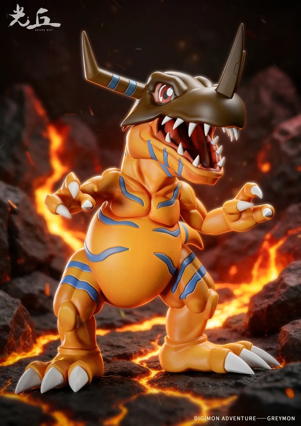 【預購】數碼寶貝 暴龍獸 X 光丘工作室