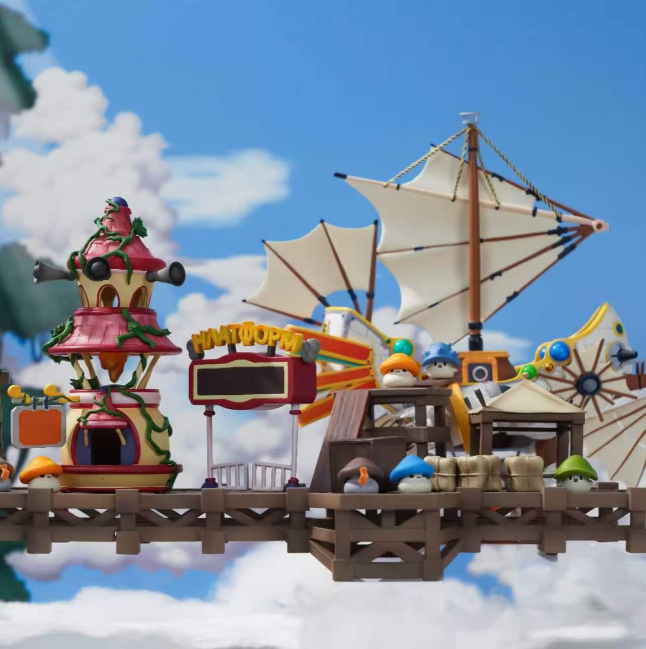 【預購】楓之谷 冒險島手辦 天空碼頭 X YMG