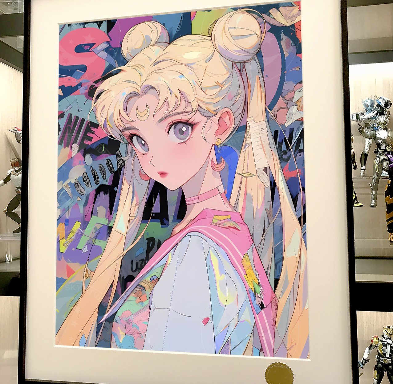 【預購】美少女戰士《潮派水冰月》動漫裝飾畫 X 星空工作室