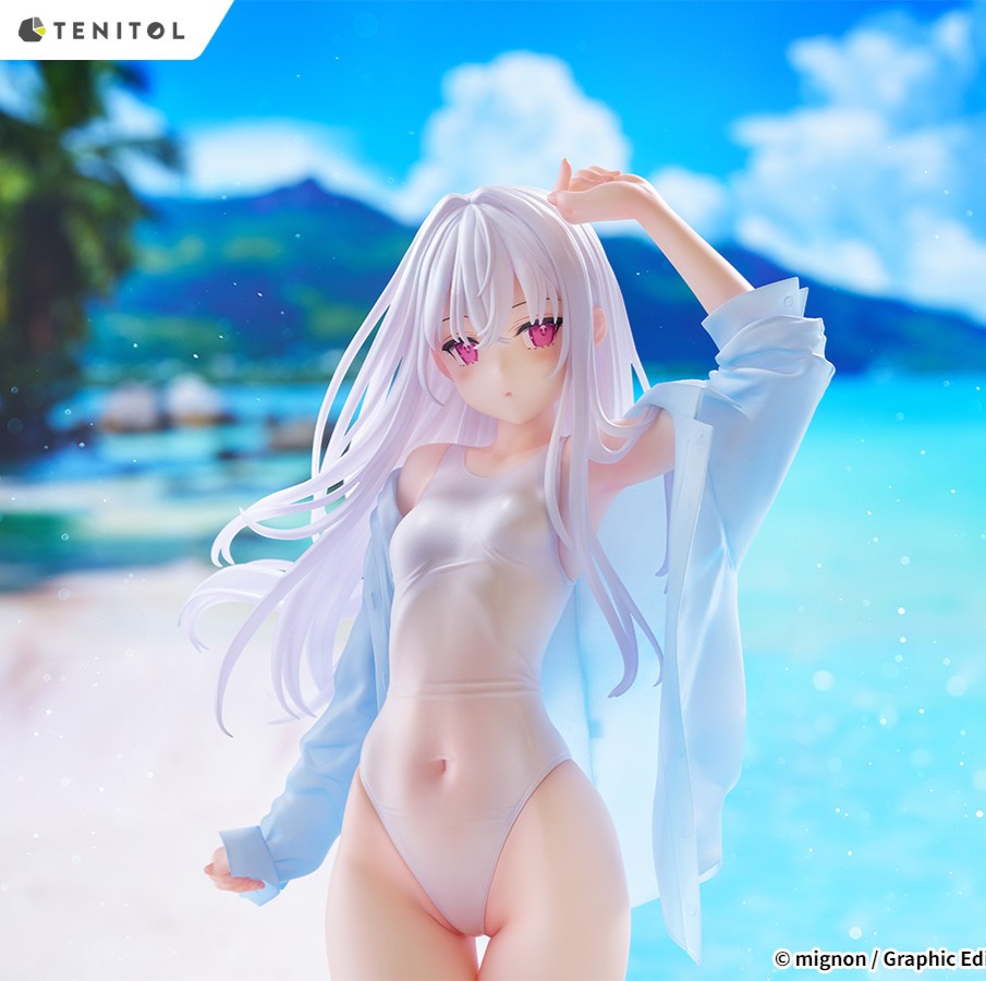 【預購】TENITOL TALL NO GAME NO LIFE 遊戲人生 白-泳裝Ver. X FuRyu