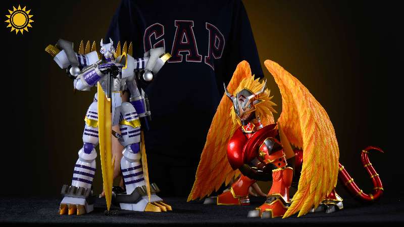 【預購】數碼寶貝 古代暴龍獸 古代加魯魯獸 X 太陽模玩