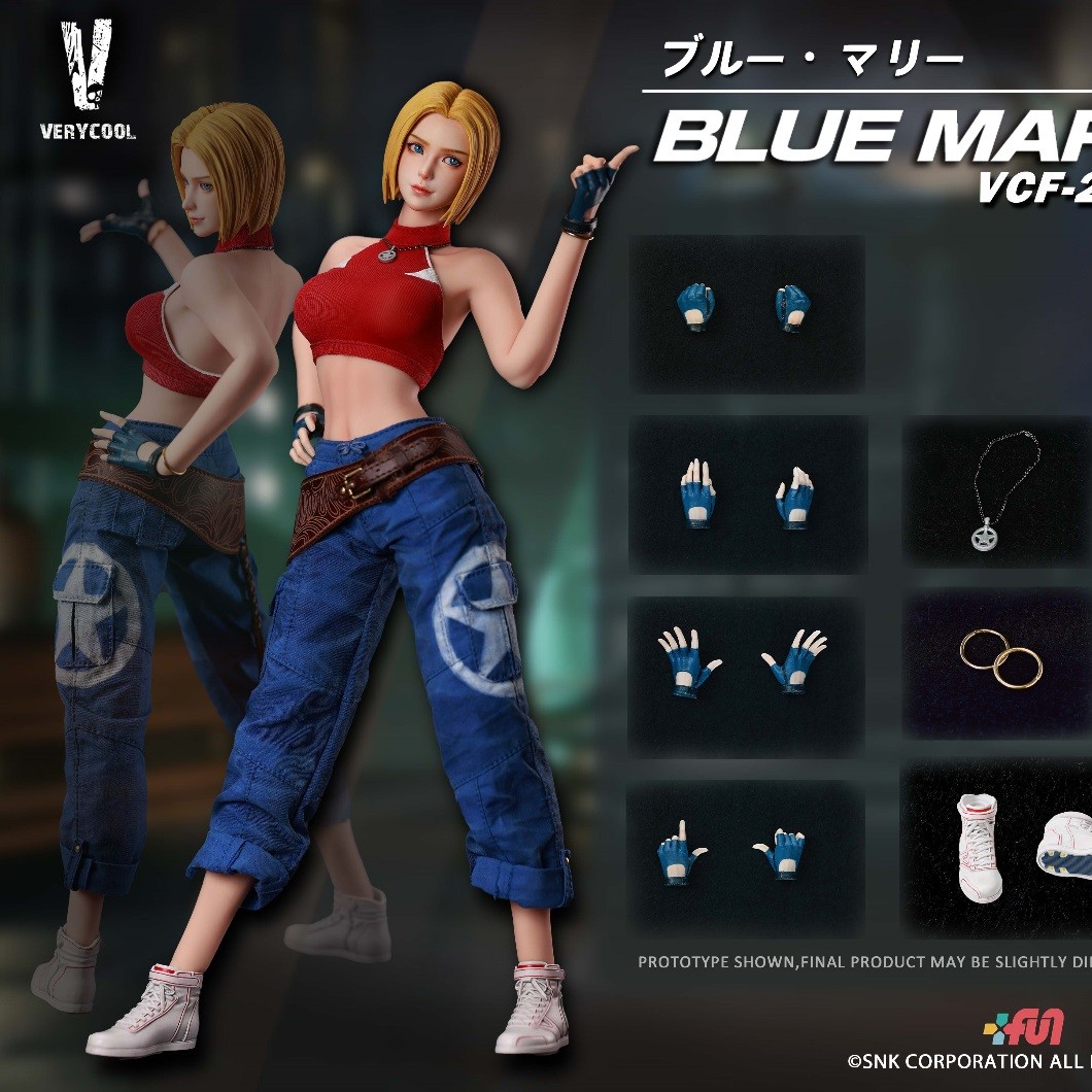 【售罄展示追加請私訊客服@toystationtw】拳皇XIV 可動人偶 VCF-2071 布魯·瑪麗 X VERYCOOL+SNK 正版授權
