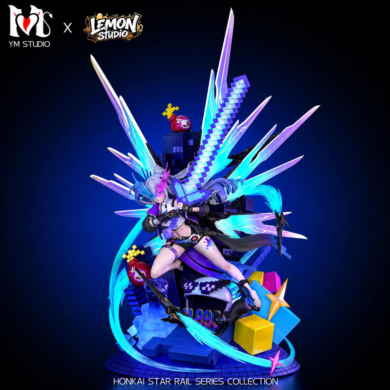 【預購】崩壞星穹鐵道 狼尊 銀狼Lv999. X 欲夢+Lemon