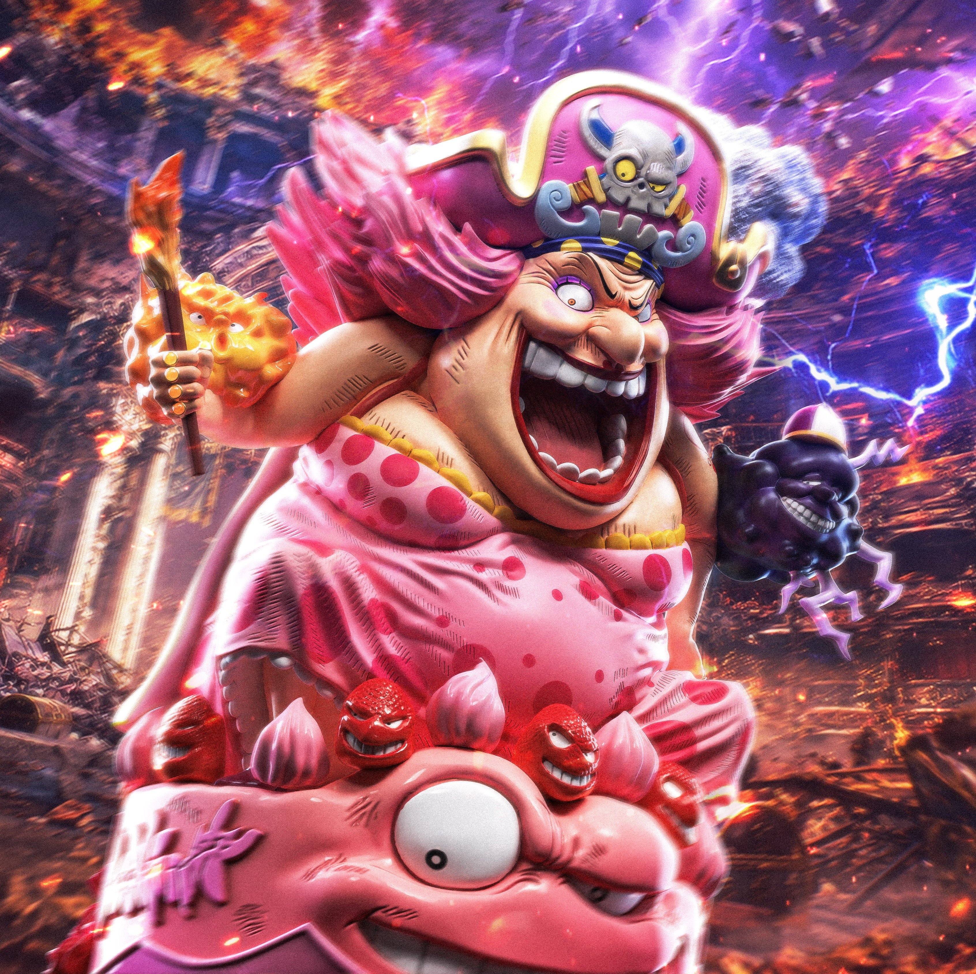 【售罄展示追加請私訊客服@toystationtw】海賊王 私定01 王座 - Big Mom X Zzz-Studio