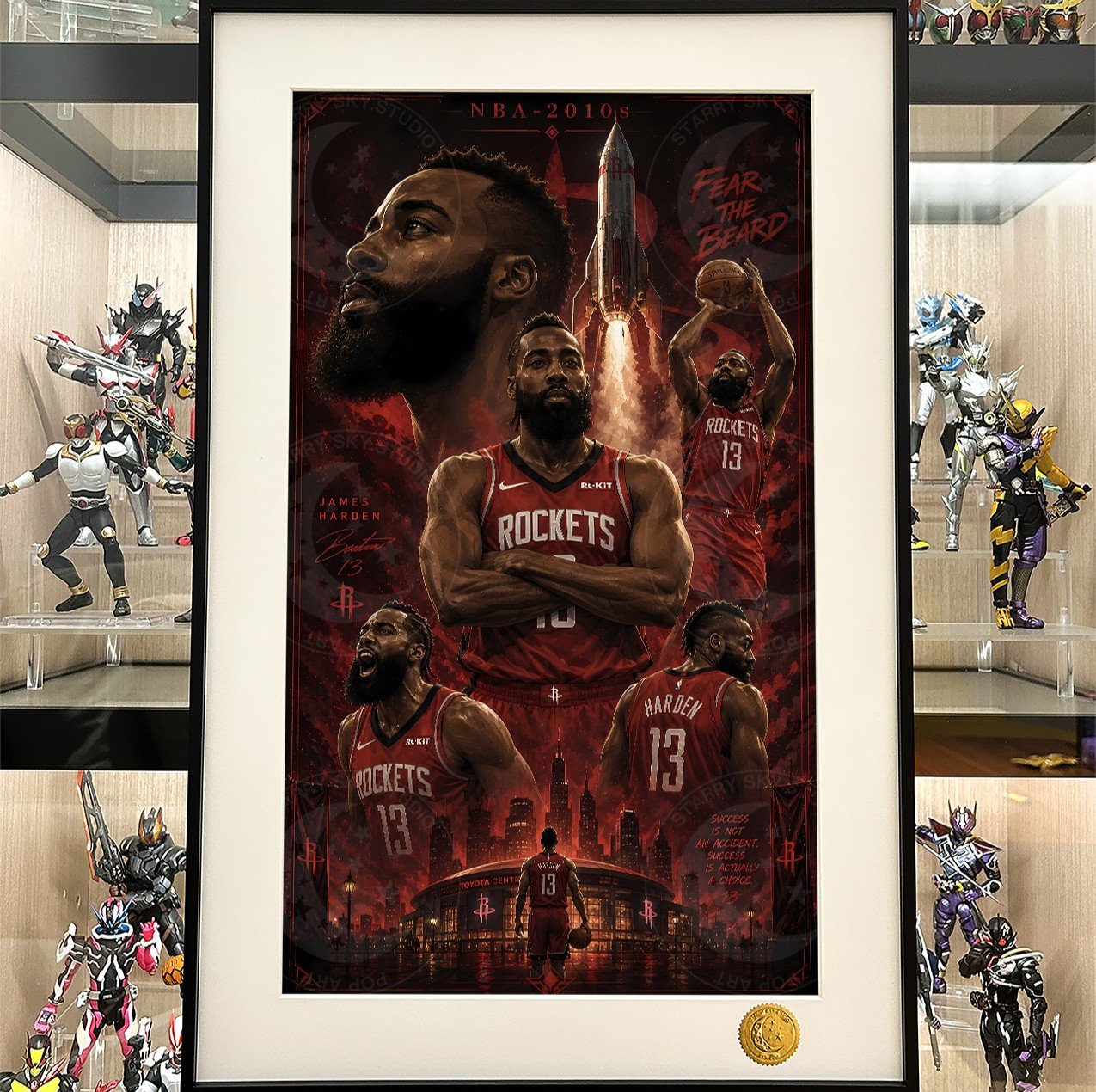 【預購】NBA《王朝-哈登》裝飾畫 X 星空工作室