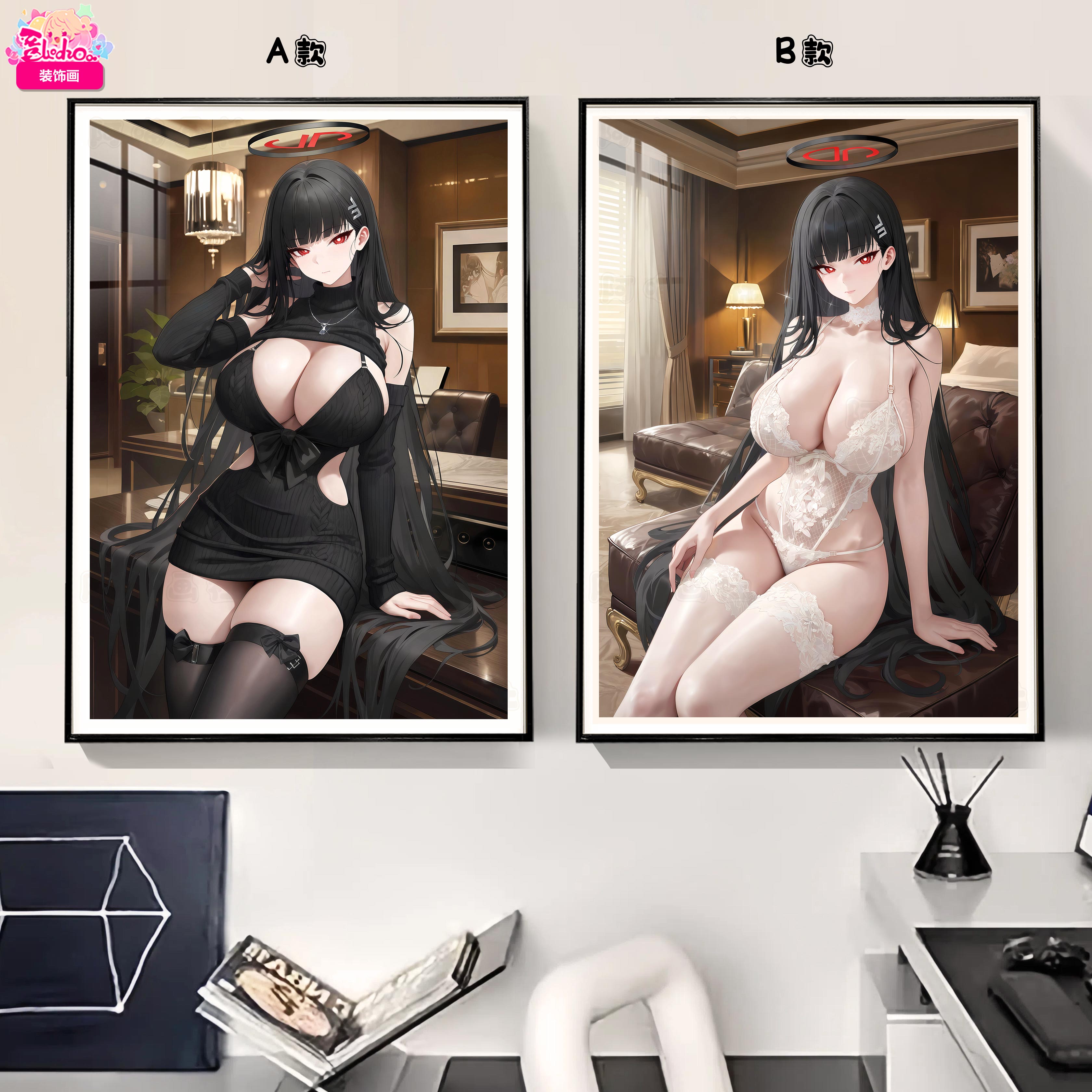 【預購】碧藍檔案 蕾絲 調月莉音 -雙聯 X 阿喵畫社